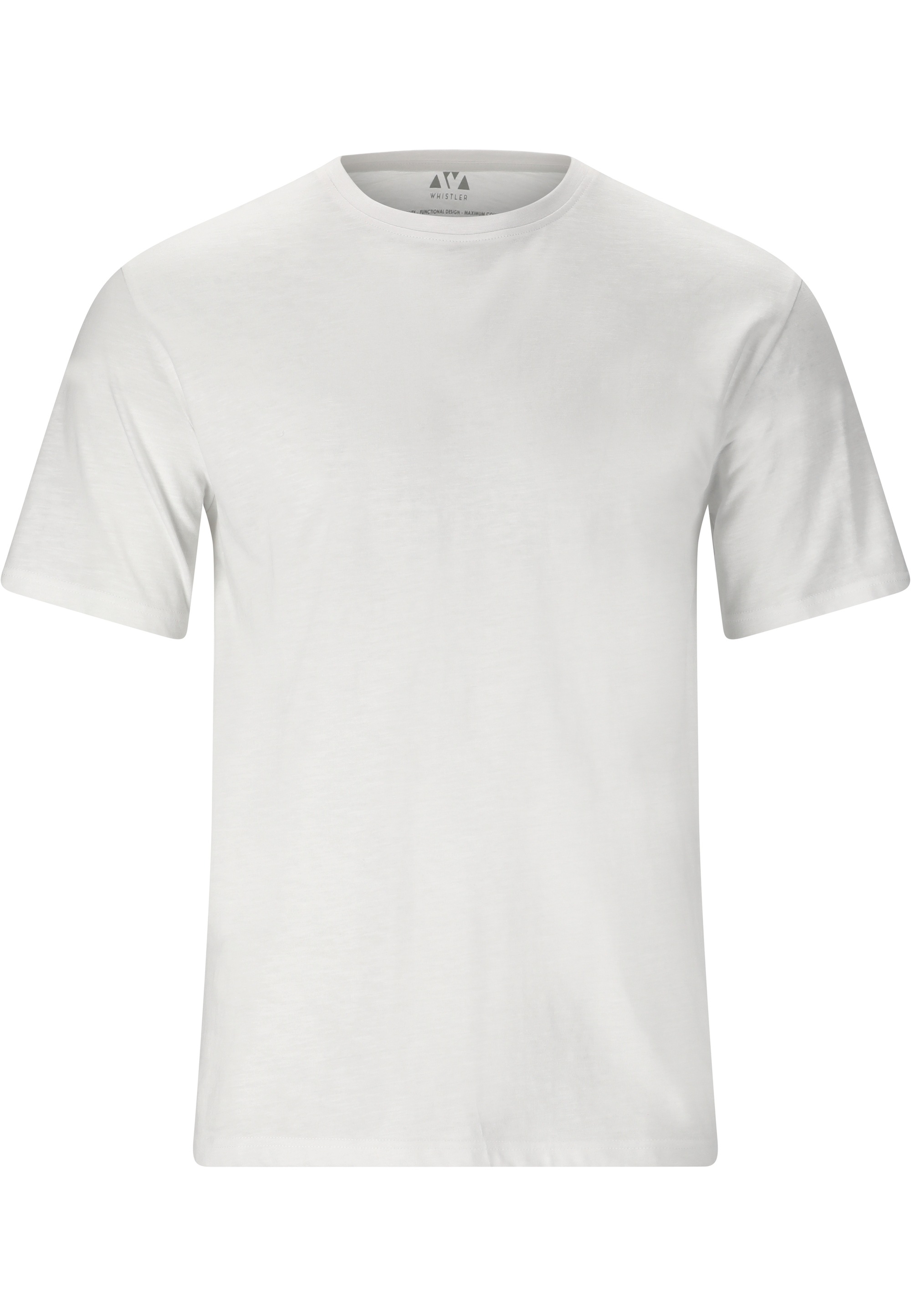Funktionsshirt WHISTLER "Caloot", Herren, Gr. L, weiß, 100% Baumwolle, bedruckt, normal, Rundhals, Shirts Funktionsshirt, mit coolem Print auf dem Rücken 2