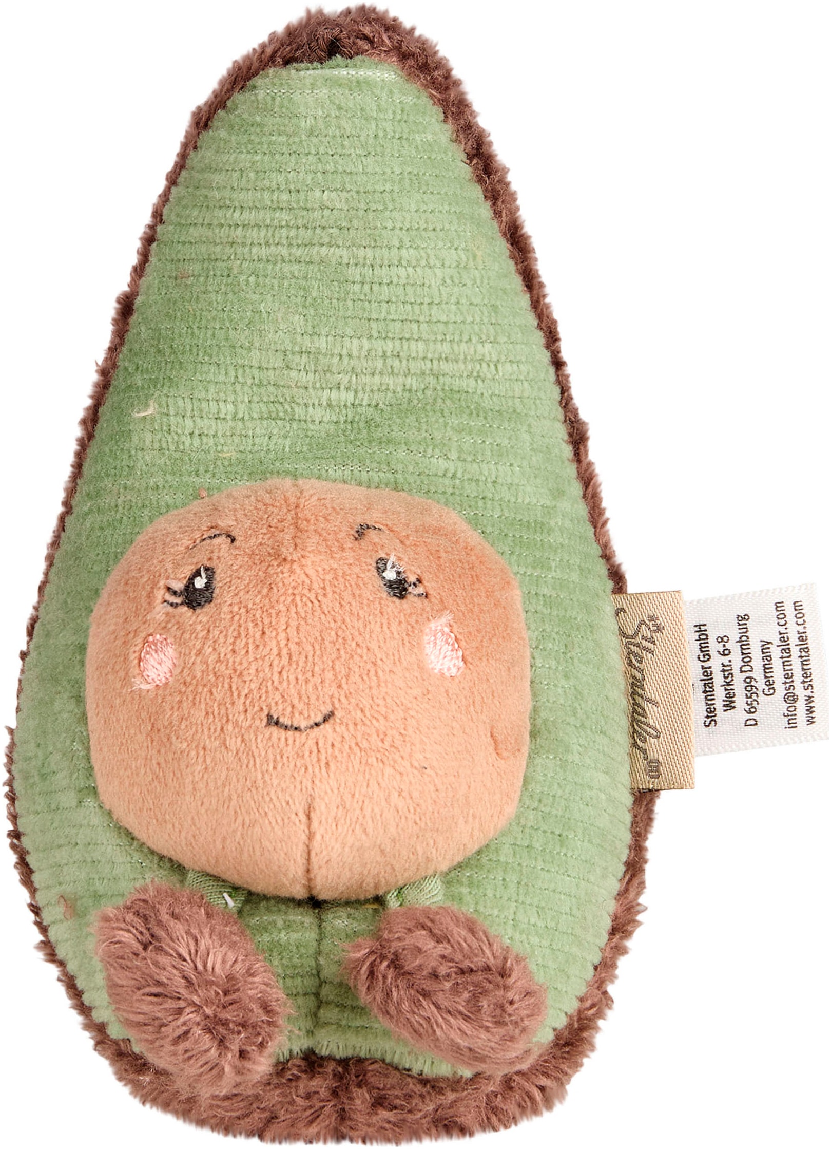 Sterntaler® Rassel »Avocado und Zitrone«, (Set, 2 tlg.)