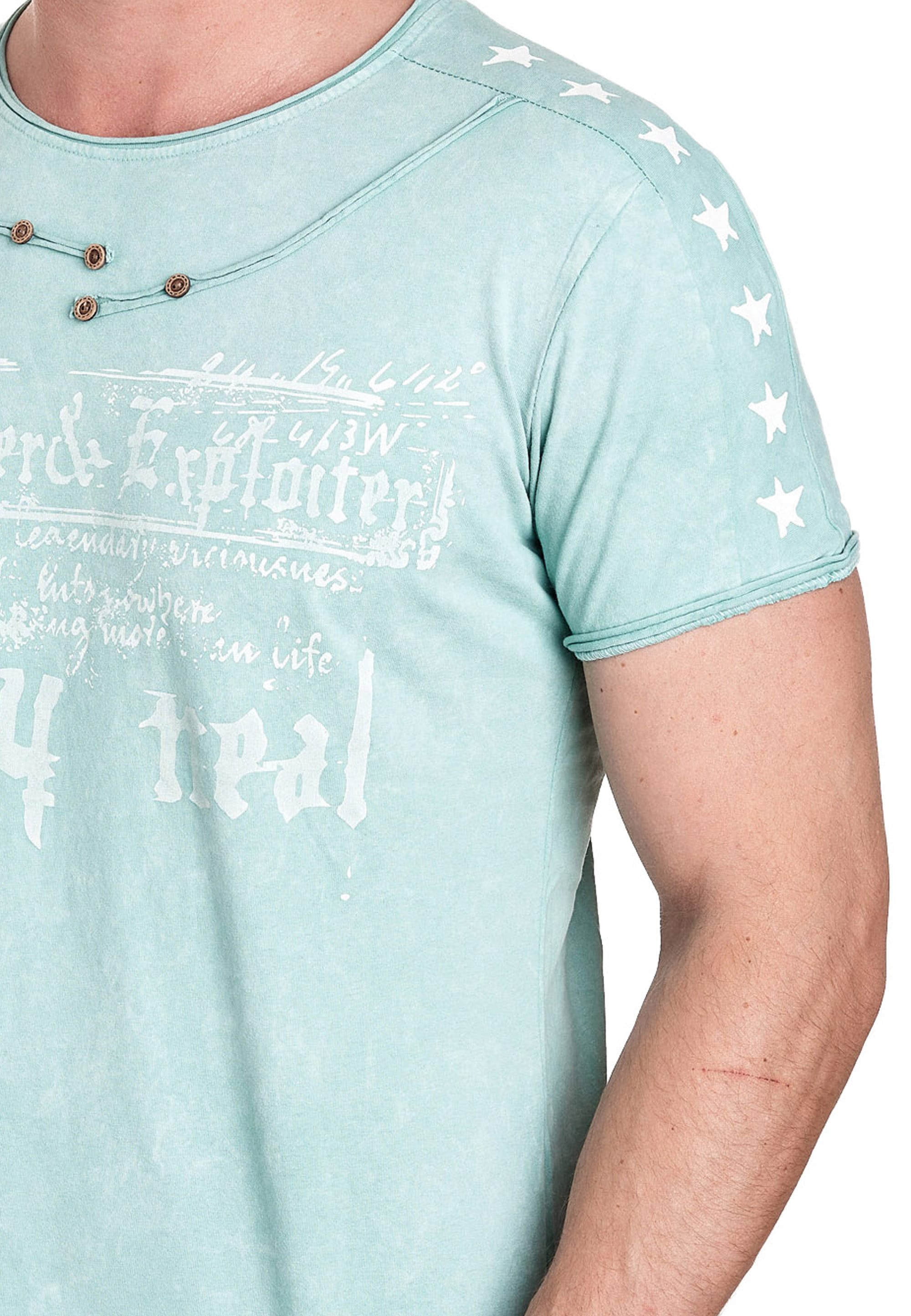 Rusty Neal T-Shirt, in melierter Optik