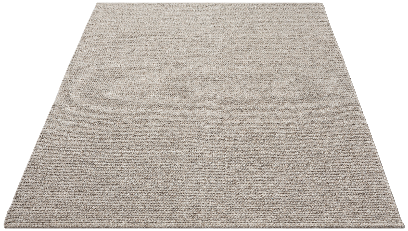 the carpet Teppich »Premium Wool«, rund, Wool Handweb-Teppich Naturfaser Wollteppich