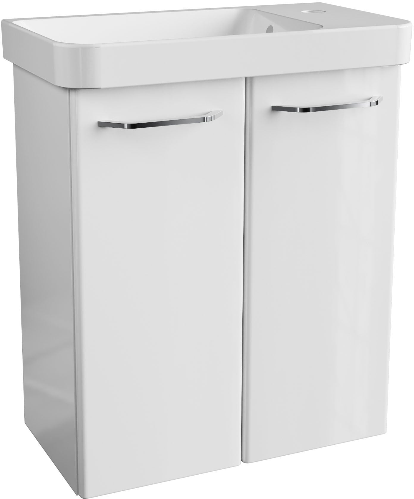 FACKELMANN Waschtisch "Mini-Gäste-WC-Set MILANO" 2-teilig, 2 tlg. Badmöbel, günstig online kaufen