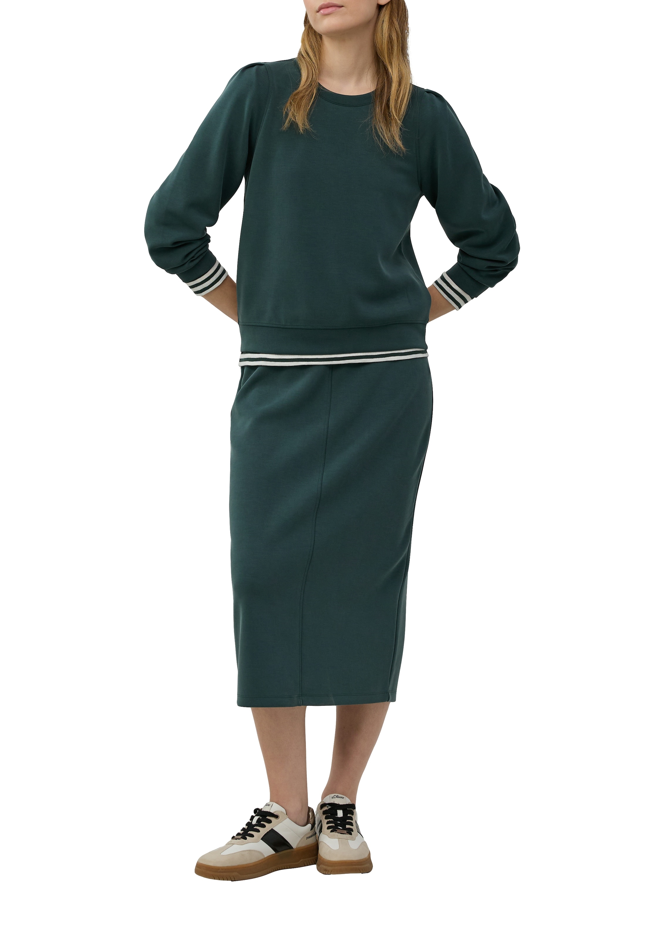 s.Oliver Sweatshirt, mit Bündchen