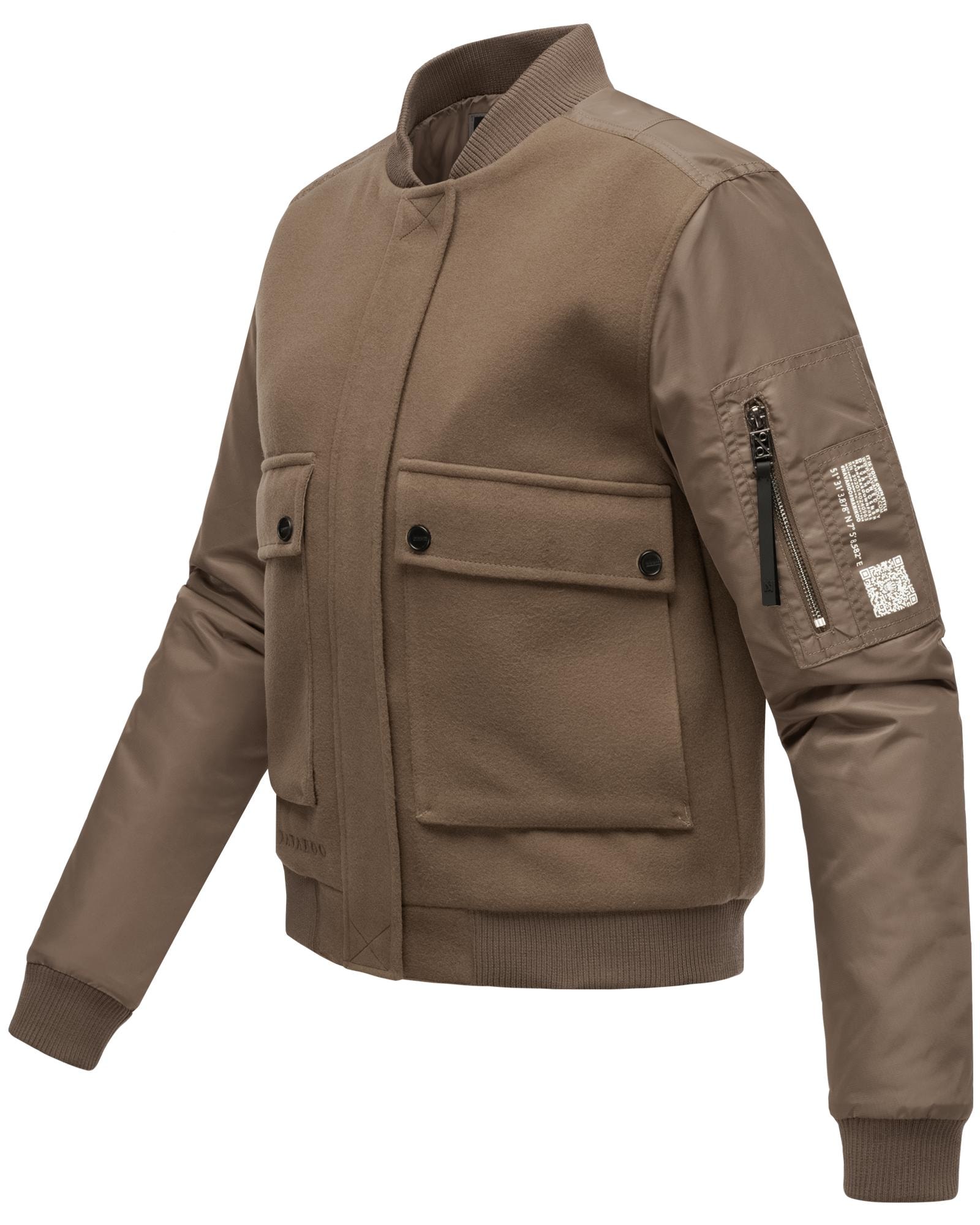 Navahoo Bomberjacke »Willstehaben 14«, ohne Kapuze, angesagte Collegejacke mit Ärmeltasche