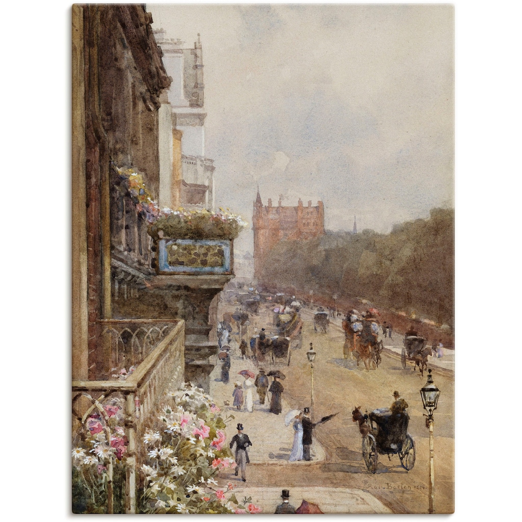 Artland Wandbild »Piccadilly, London. 1894«, Gruppen & Familien, (1 St.)