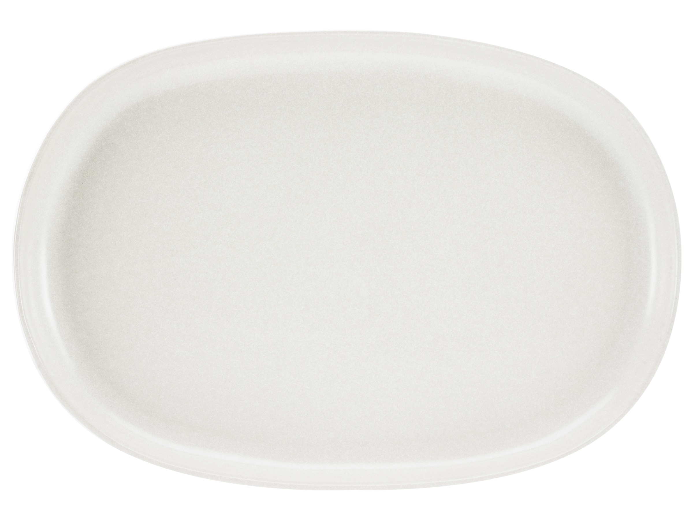 CreaTable Servierplatte "Uno, Servier-Platte oval" Seidenmatte Spezialglasu günstig online kaufen
