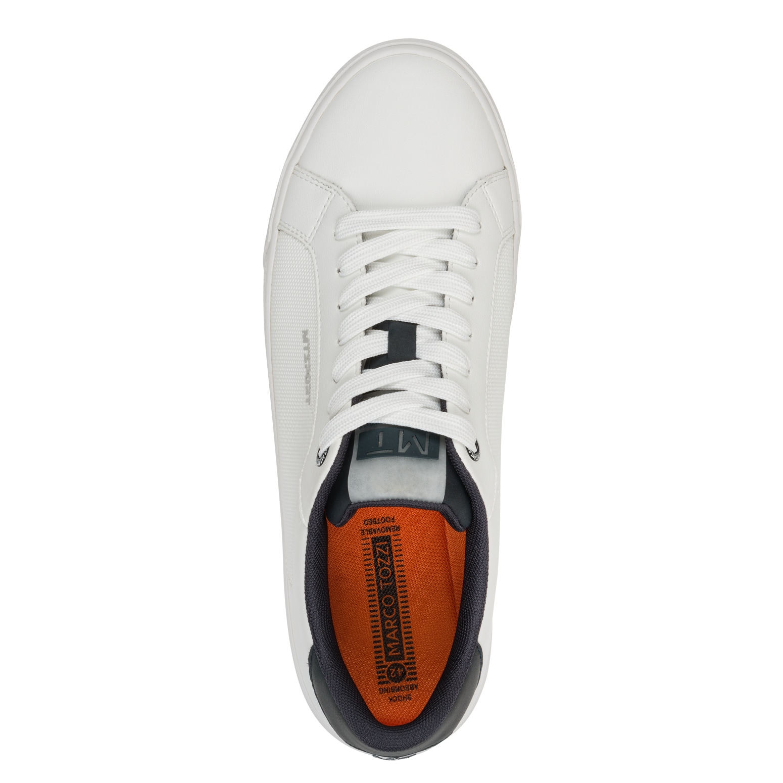 MARCO TOZZI Sneaker  , Freizeitschuh, Halbschuh, Schnürschuh, Kontrastbesatz an der Ferse