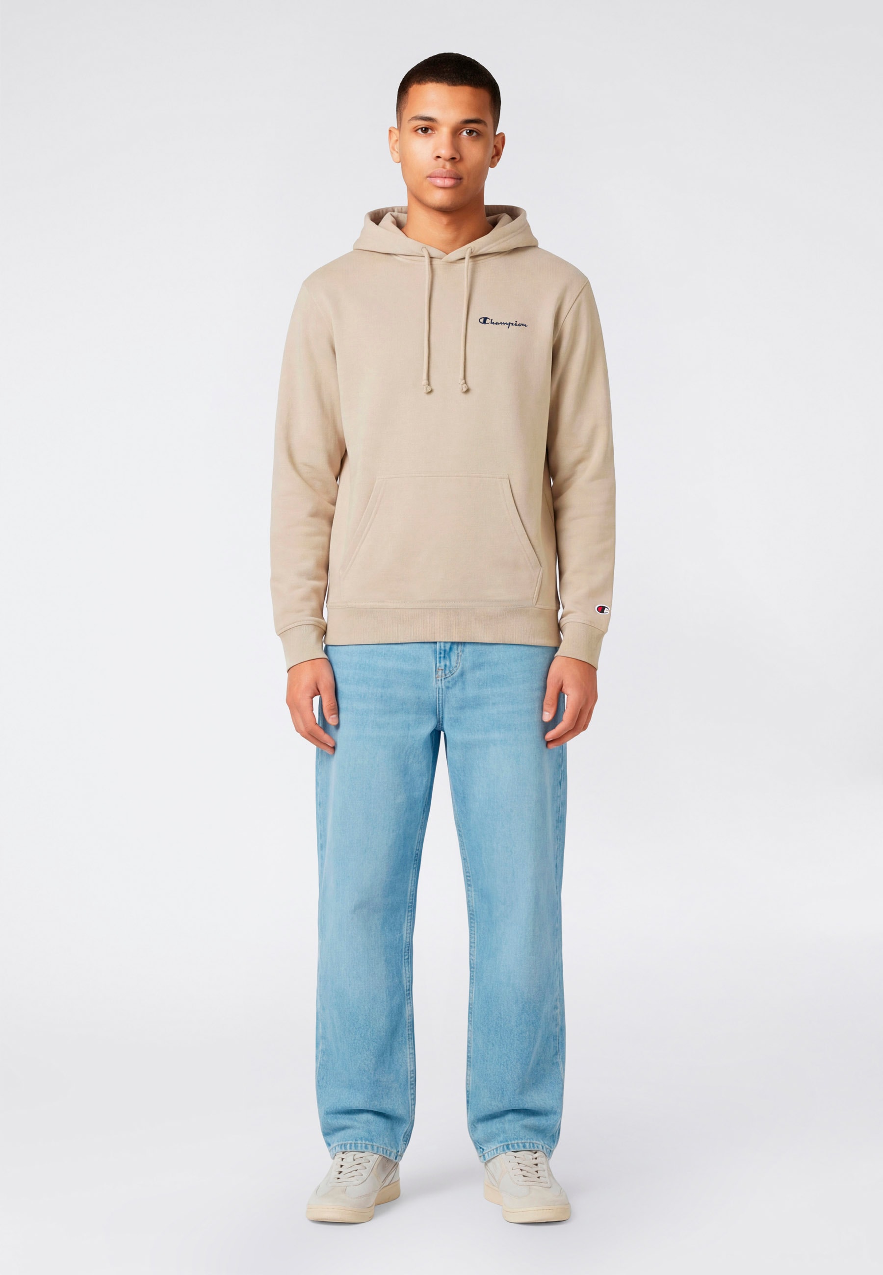 Champion Kapuzensweatshirt »ICONS CONTRAST Terry Hoodie«, mit Kordel, Langarmdesign, aus Baumwolle und Polyester
