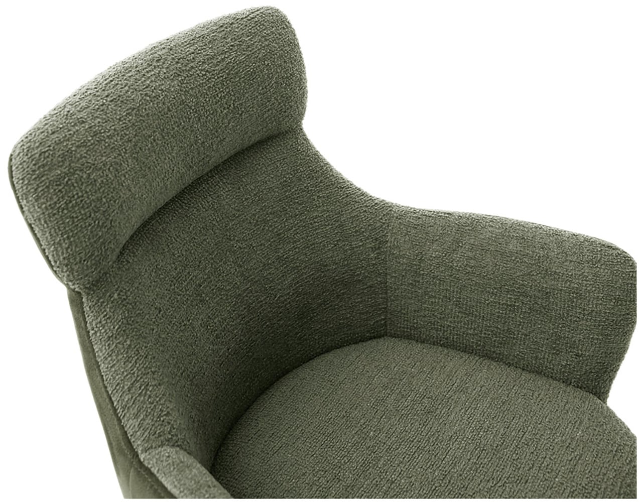 MCA furniture Esszimmerstuhl, Feingewebe, (2er-Set), drehbar 360°, Dreh- & Schwingfunktion, Sitzhöhe ca. 50 cm