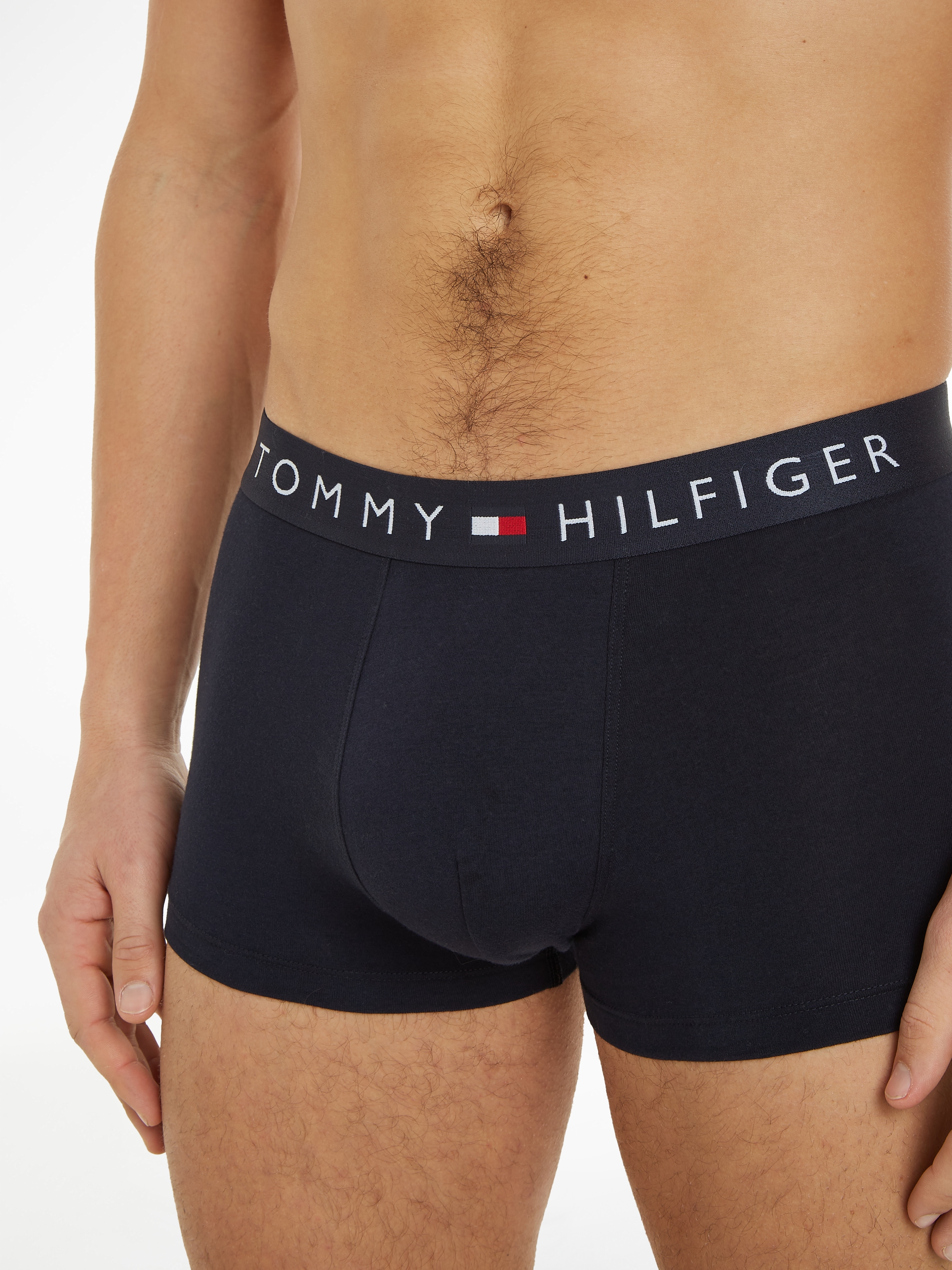 Tommy Hilfiger Underwear Trunk »3P TRUNK WB«, (Packung, 3 St., 3er), mit Logobund