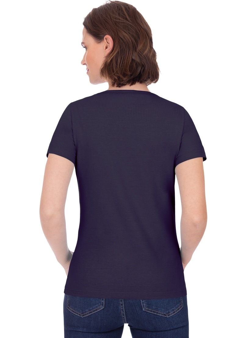 Trigema T-Shirt »TRIGEMA T-Shirt aus Biobaumwolle«, (1 tlg.)