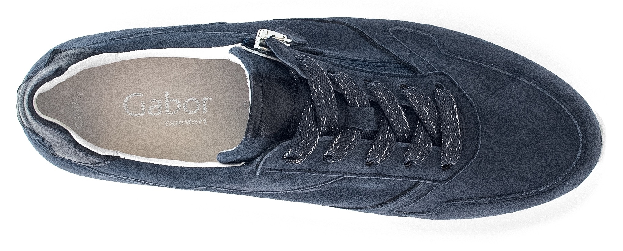 Gabor Sneaker »FLORENZ«, in Bequemweite G = weit, Freizeitschuh, Halbschuh, Schnürschuh