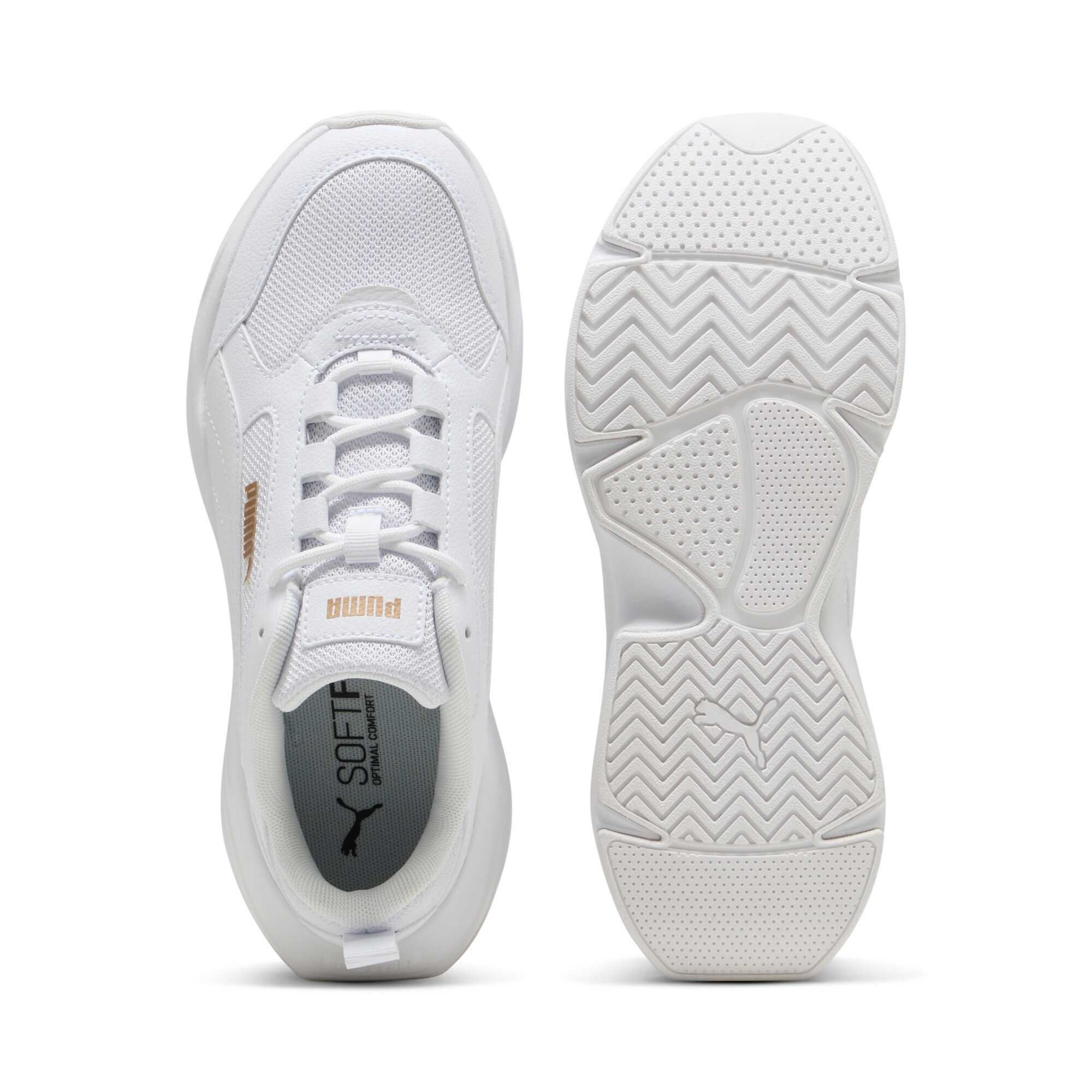 Puma Cassia 2.0 Sneakers Women's White Gold Size 36 3