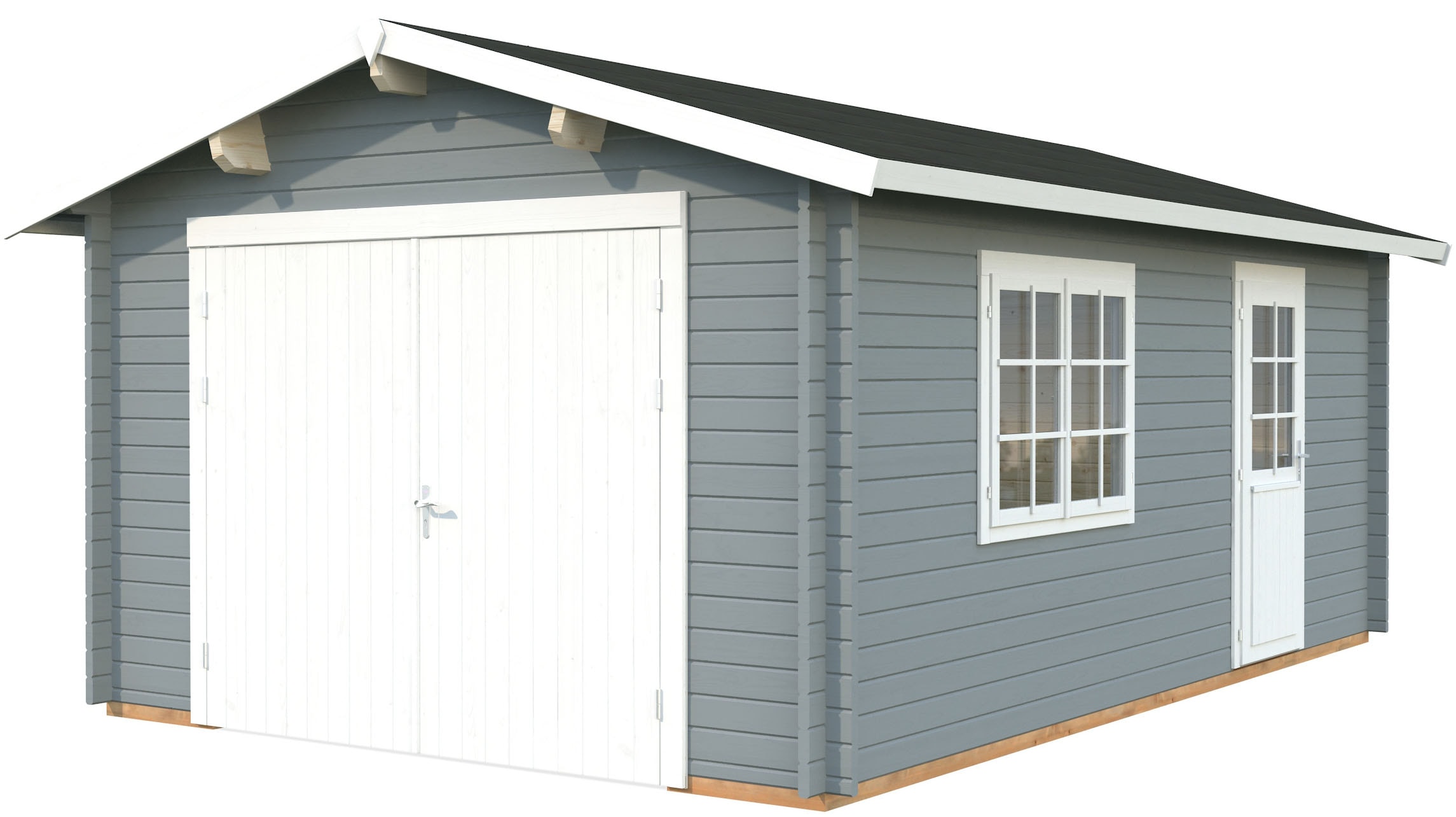 Palmako "Roger, mit Holztor" BxTxH: 426x598x276 cm