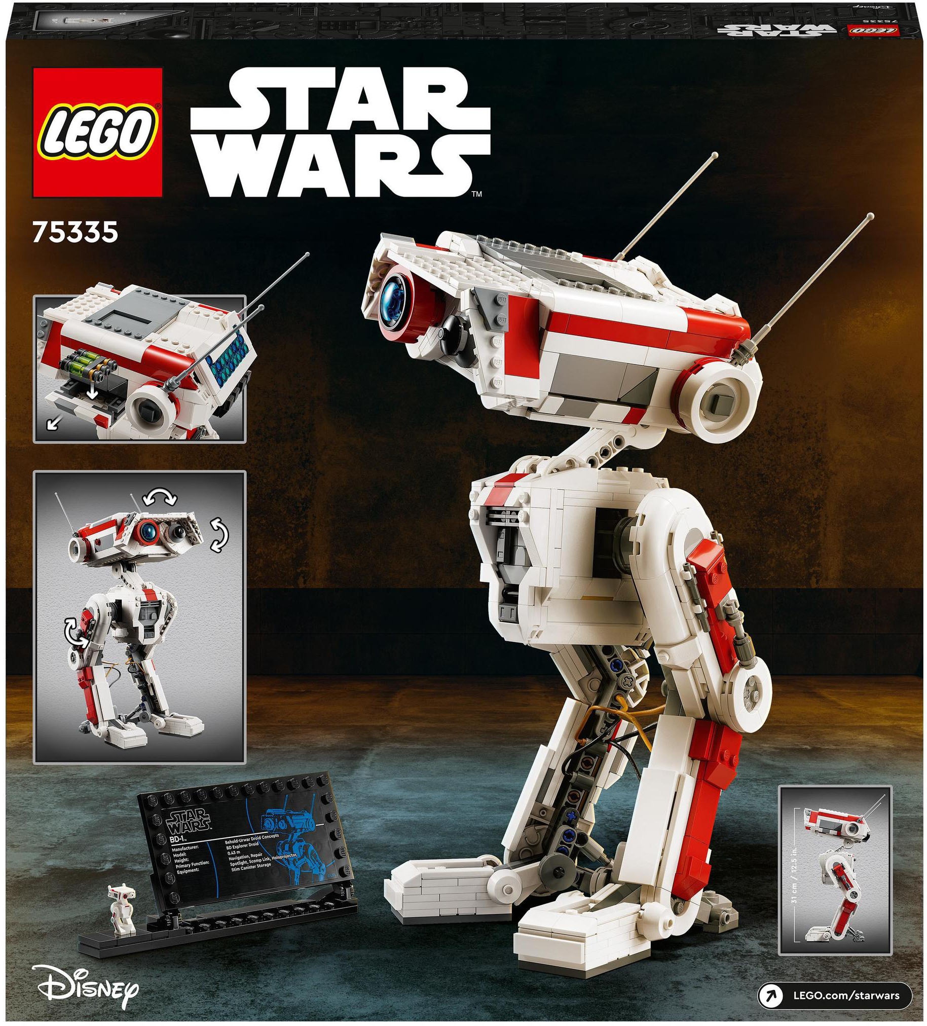 LEGO® Konstruktionsspielsteine »BD-1™ (75335), LEGO® Star Wars™«, (1062 St.), Made in Europe