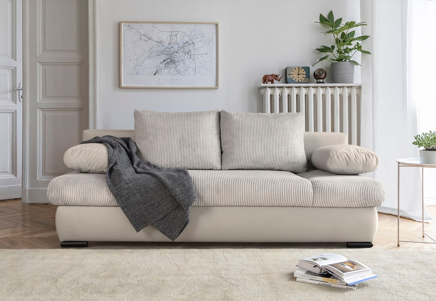 COLLECTION AB Schlafsofa "Chicago mit Bettfunktion, Schlafcouch", inklusive günstig online kaufen