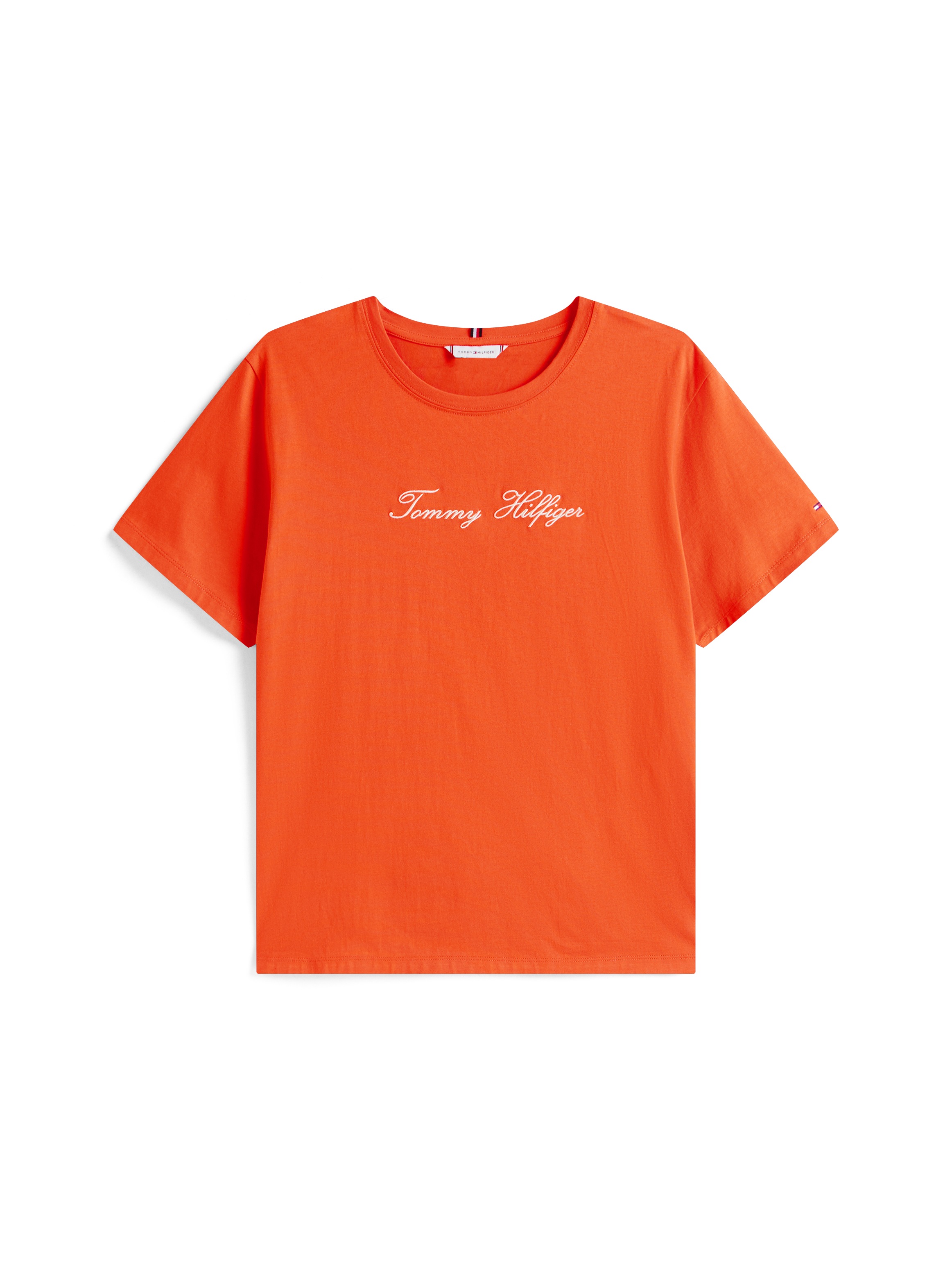 Tommy Hilfiger Curve T-Shirt »CRV SCRIPT REG C-NK SS T-SHIRT«
