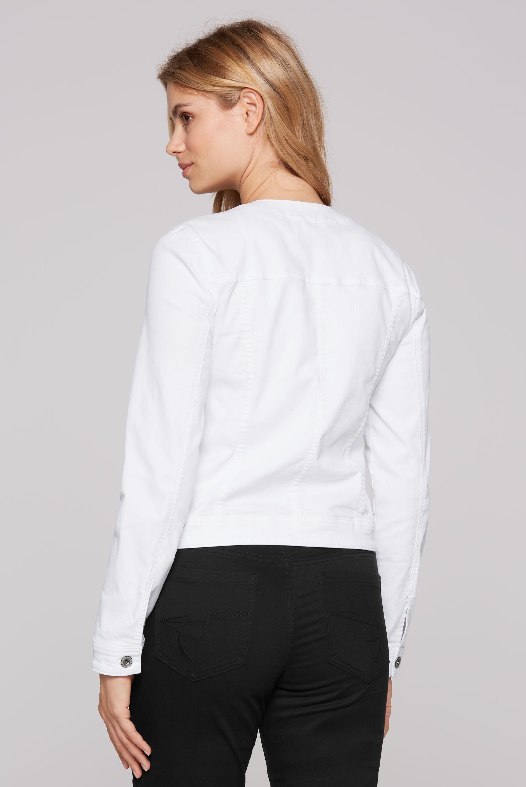 SOCCX Jeansjacke, ohne Kapuze, mit Brusttaschen
