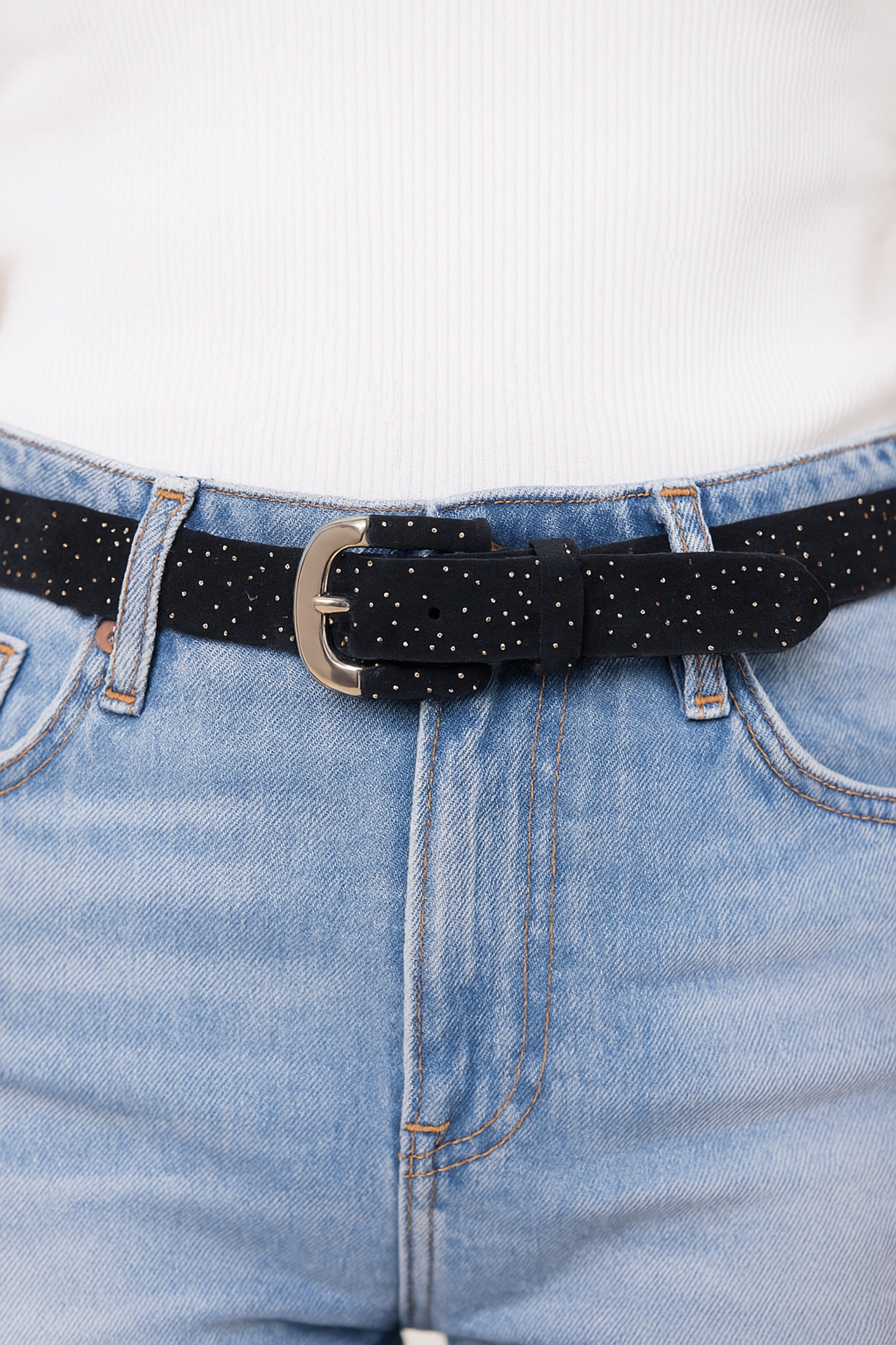 COLLEZIONE ALESSANDRO Ledergürtel "Glitter Line", aus echtem Leder, mit lei günstig online kaufen