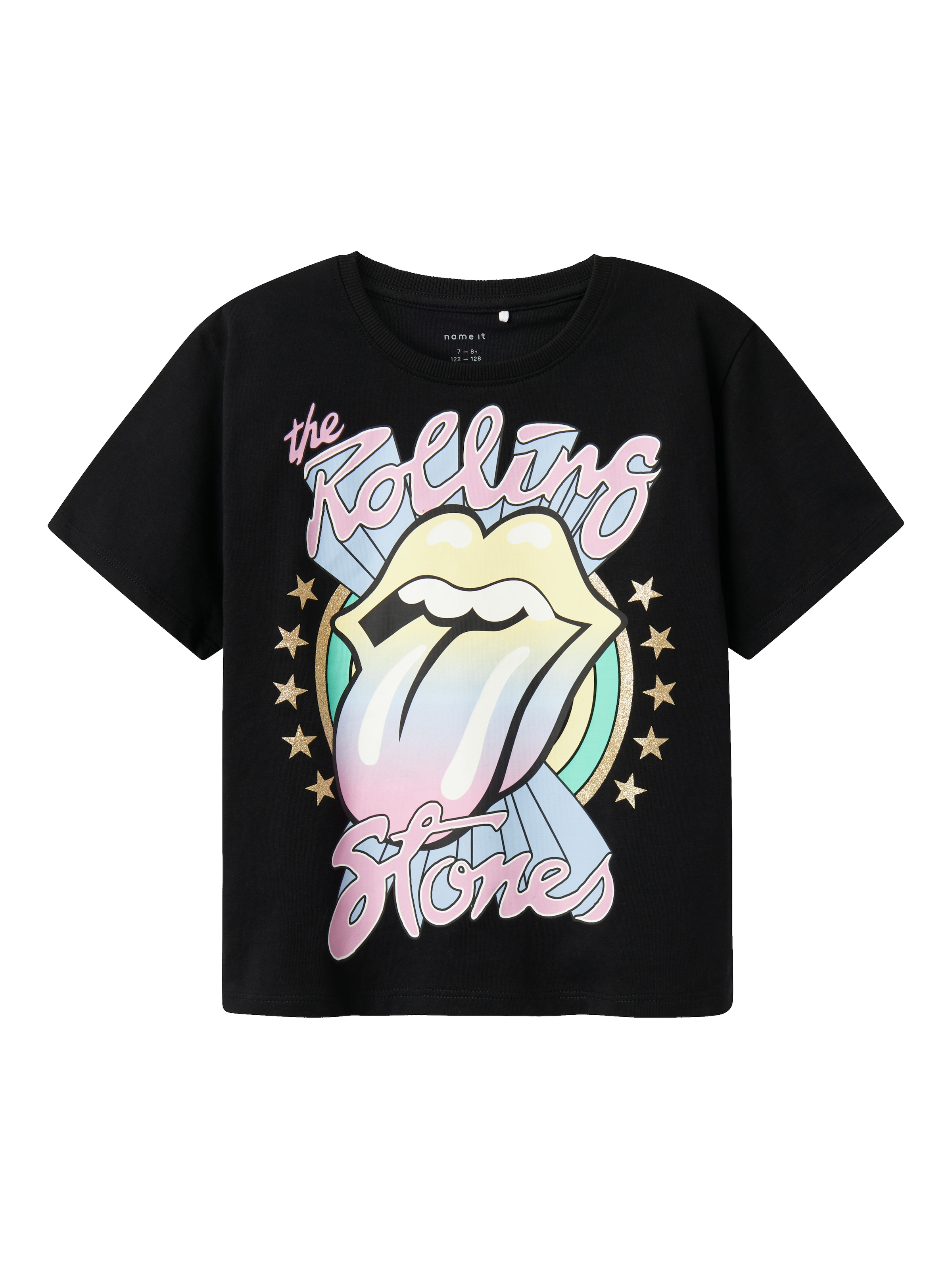 Name It T-Shirt »NKFDYSA ROLLINGS SS NREG TOP NOOS UNV«, mit großem Frontmotiv