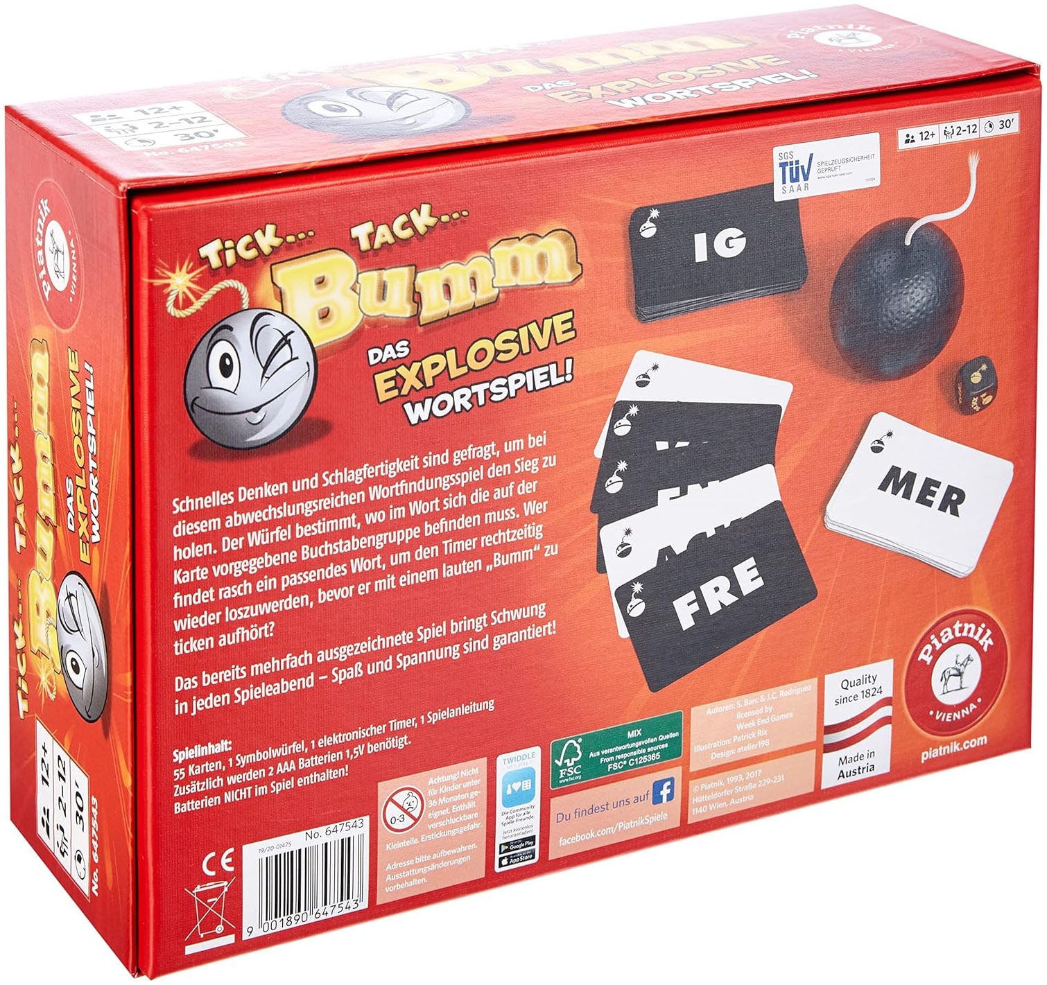 Piatnik Spiel »Tick Tack Bumm«