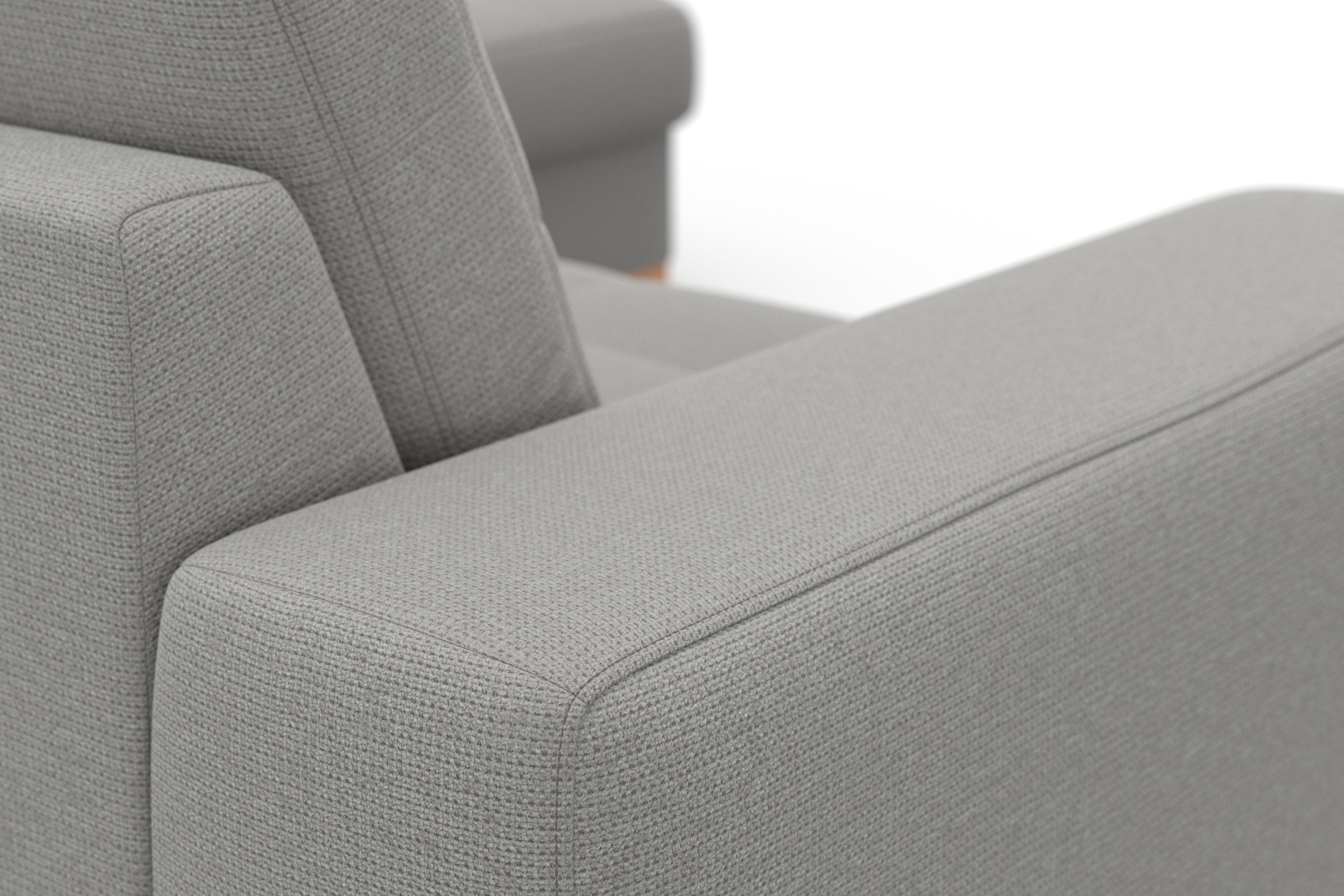 sit&more Ecksofa »Quincy L-Form«, wahlweise mit Bettfunktion und Bettkasten