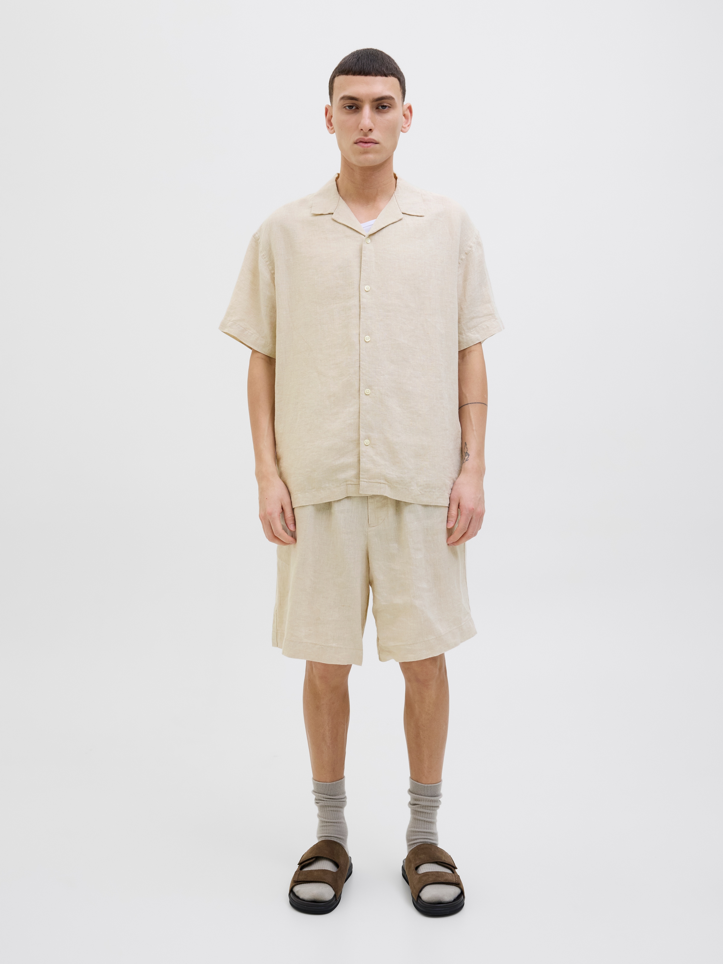 Jack & Jones Shorts »JPSTBILL LAWRENCE LINEN SHORTS SRT LN«