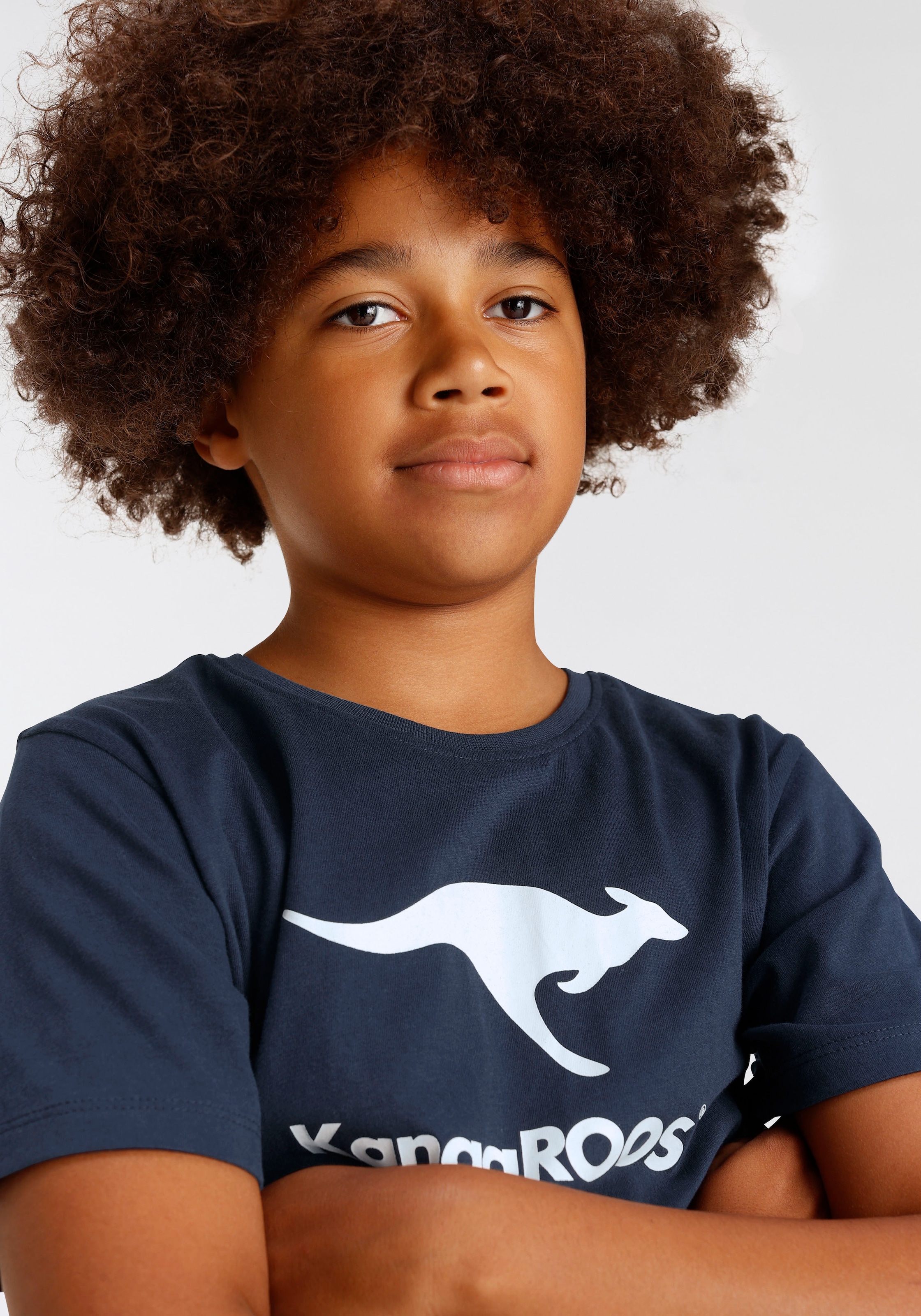 KangaROOS T-Shirt »Basic Logo« online BAUR | kaufen