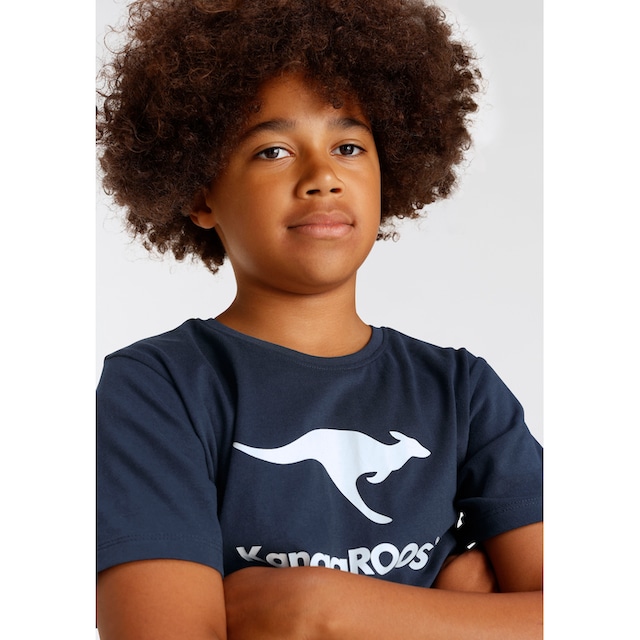 KangaROOS T-Shirt »Basic Logo« online kaufen | BAUR