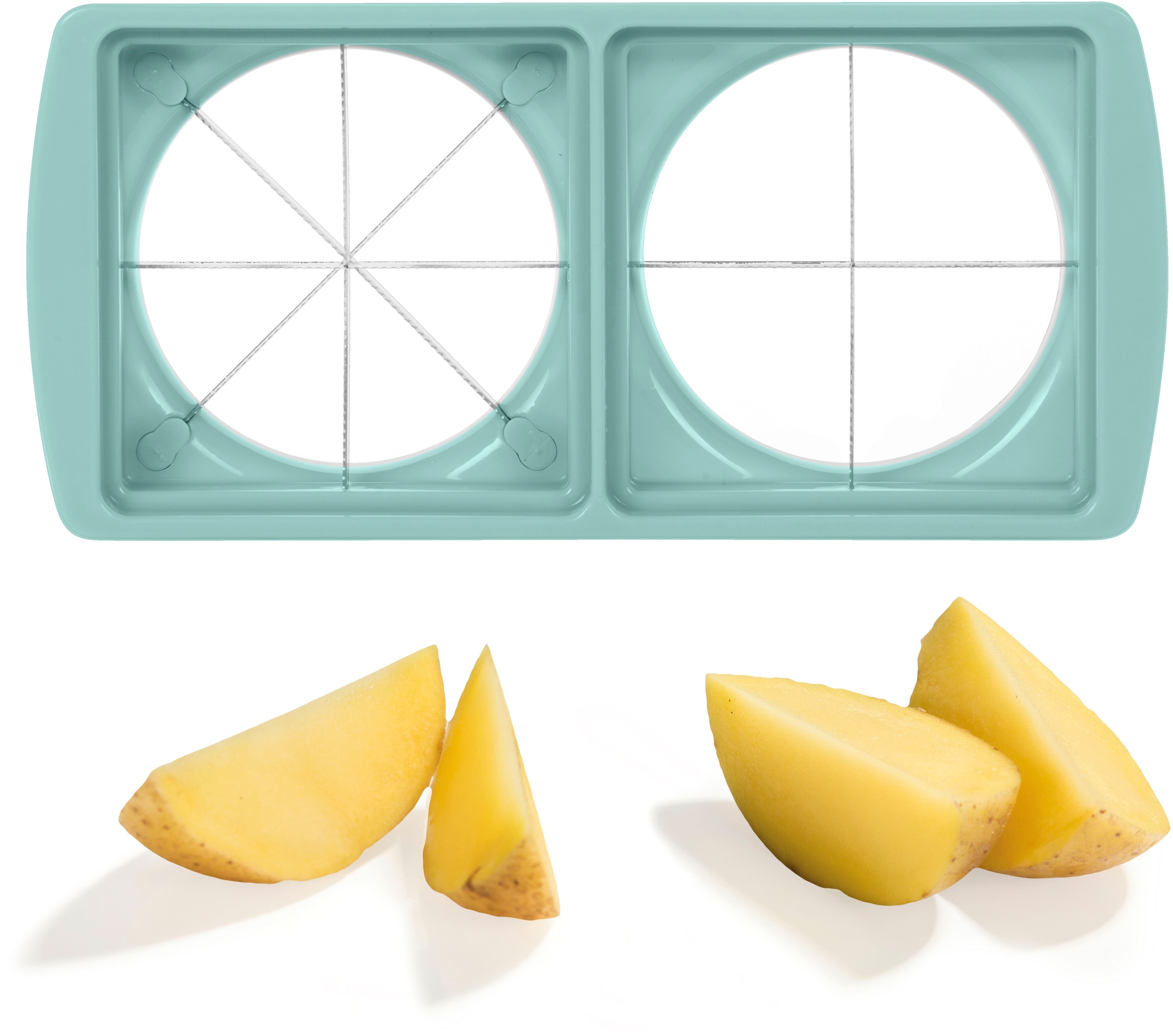 Genius Zerkleinerer »Genius Nicer Dicer Fusion 16-tlg., mit Julietti Spiralschneider«, ideal für die Zubereitung von Speisen, Hauptgerichten und Desserts