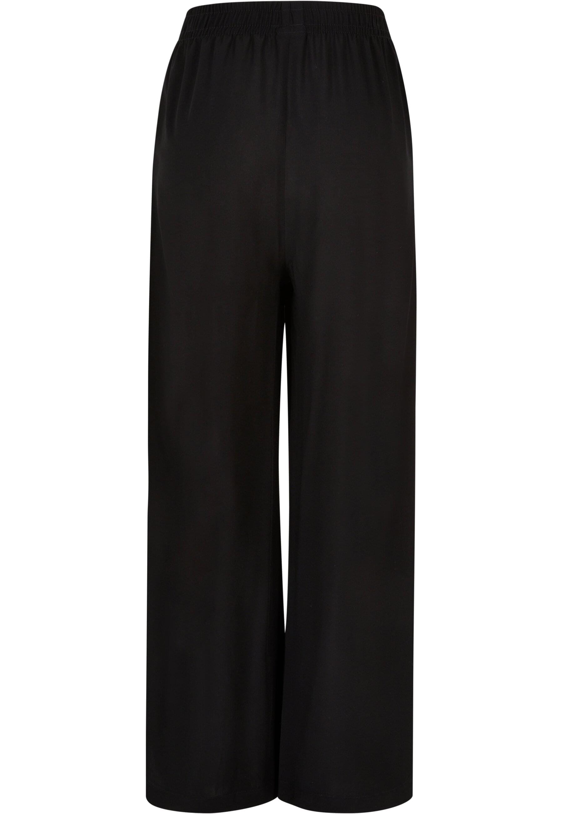 URBAN CLASSICS Stoffhose »Urban Classics Damen Ladies Wide Leg Viscose Pants«, (1 tlg.)