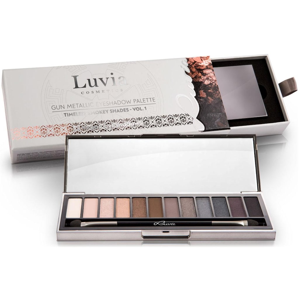 Luvia Cosmetics Lidschatten-Palette »Timeless Smokey Shades Vol.1«, Vegane Lidschatten-Palette