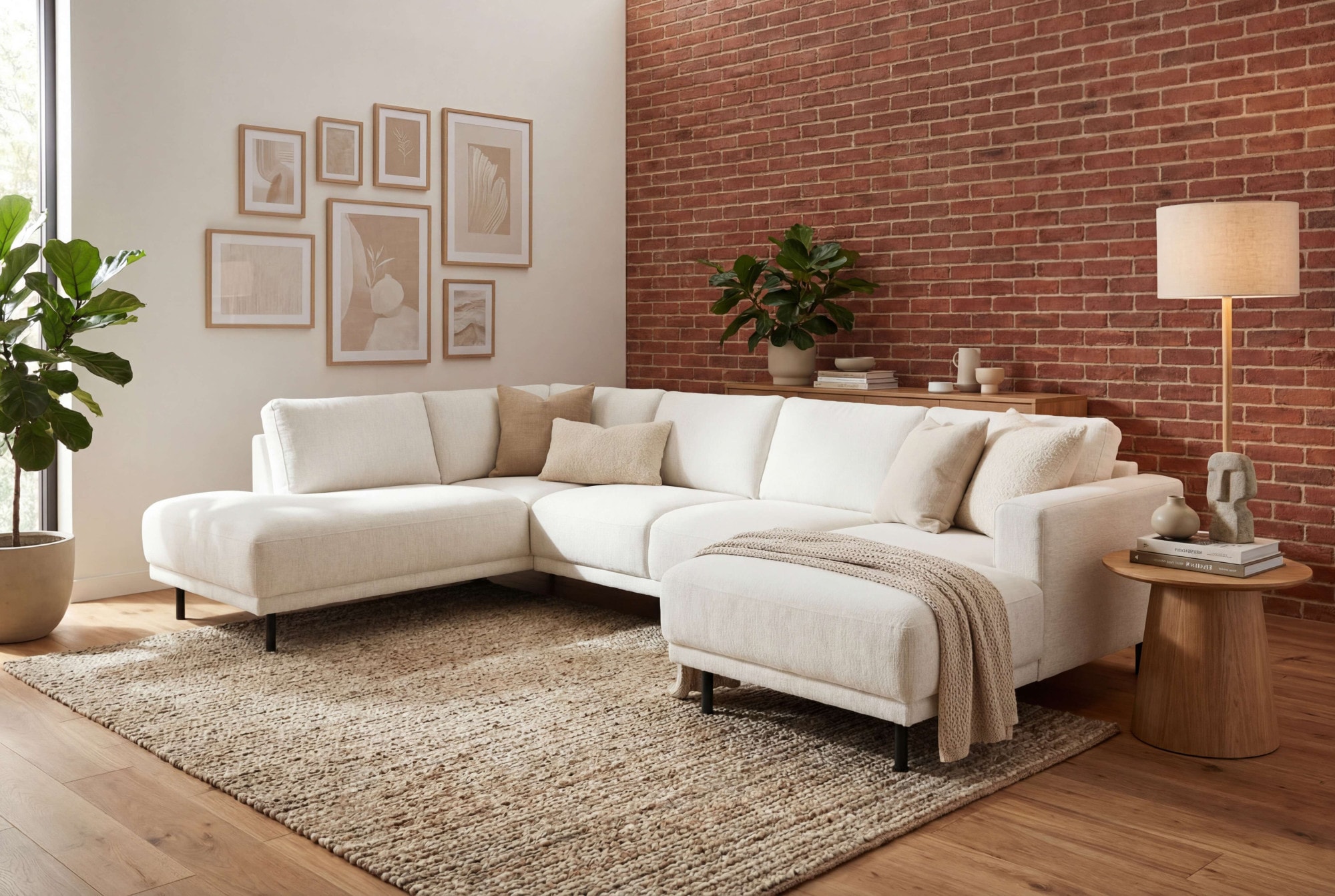 OTTO home Wohnlandschaft "Sveeva, U-Form, XXL, B.310 cm, schwarze Metallfüße" langlebiger Webstoff, mit Wellenunterfederung, viele Farben