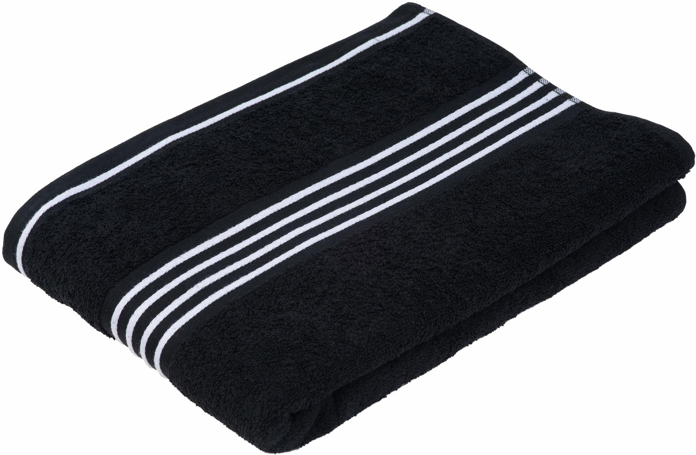 Gözze Badetuch "Rio" mit feiner Streifenbordüre günstig online kaufen