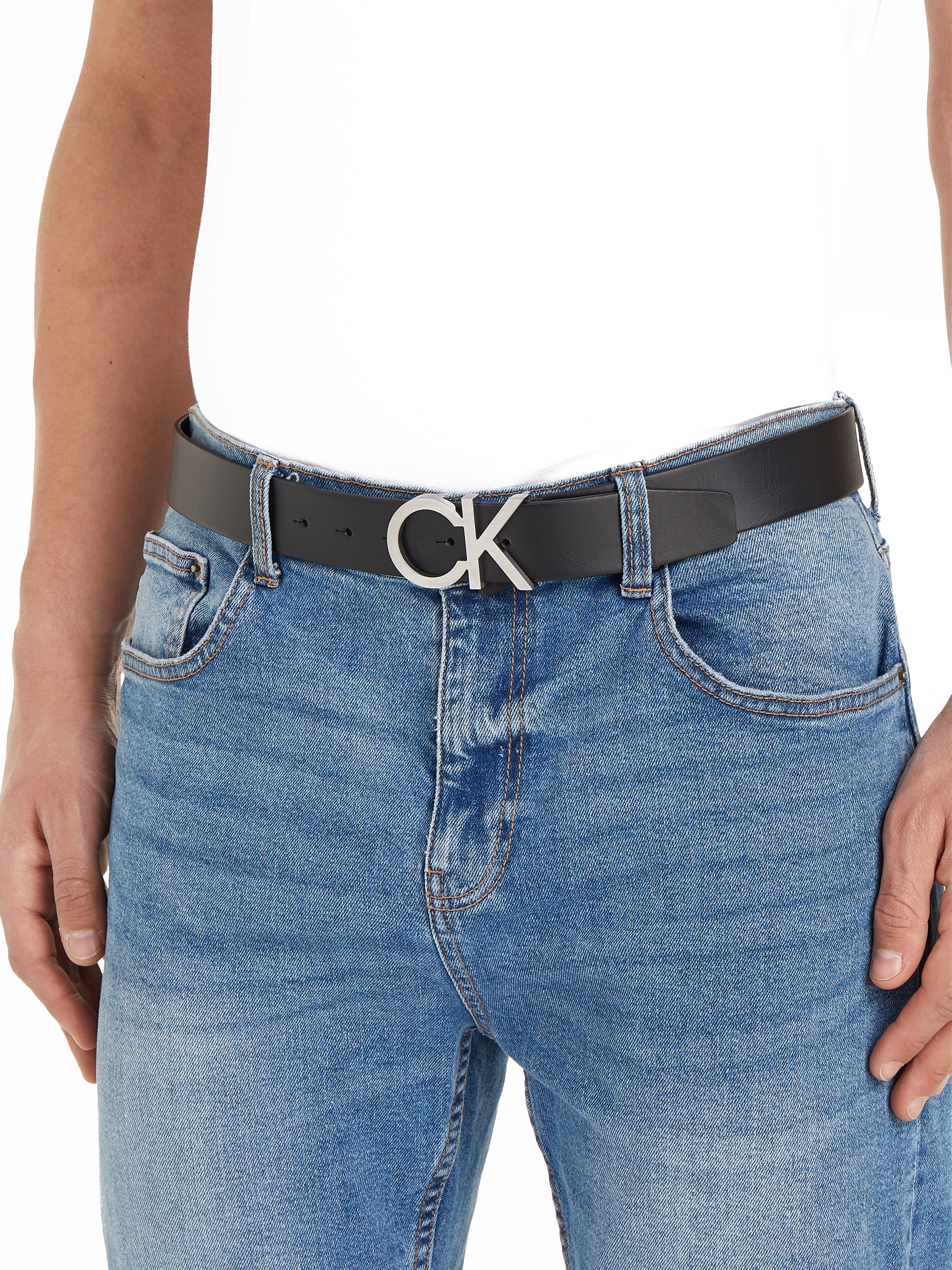 Calvin Klein BUCKLE »CK 35MM« BELT | BAUR bestellen Ledergürtel