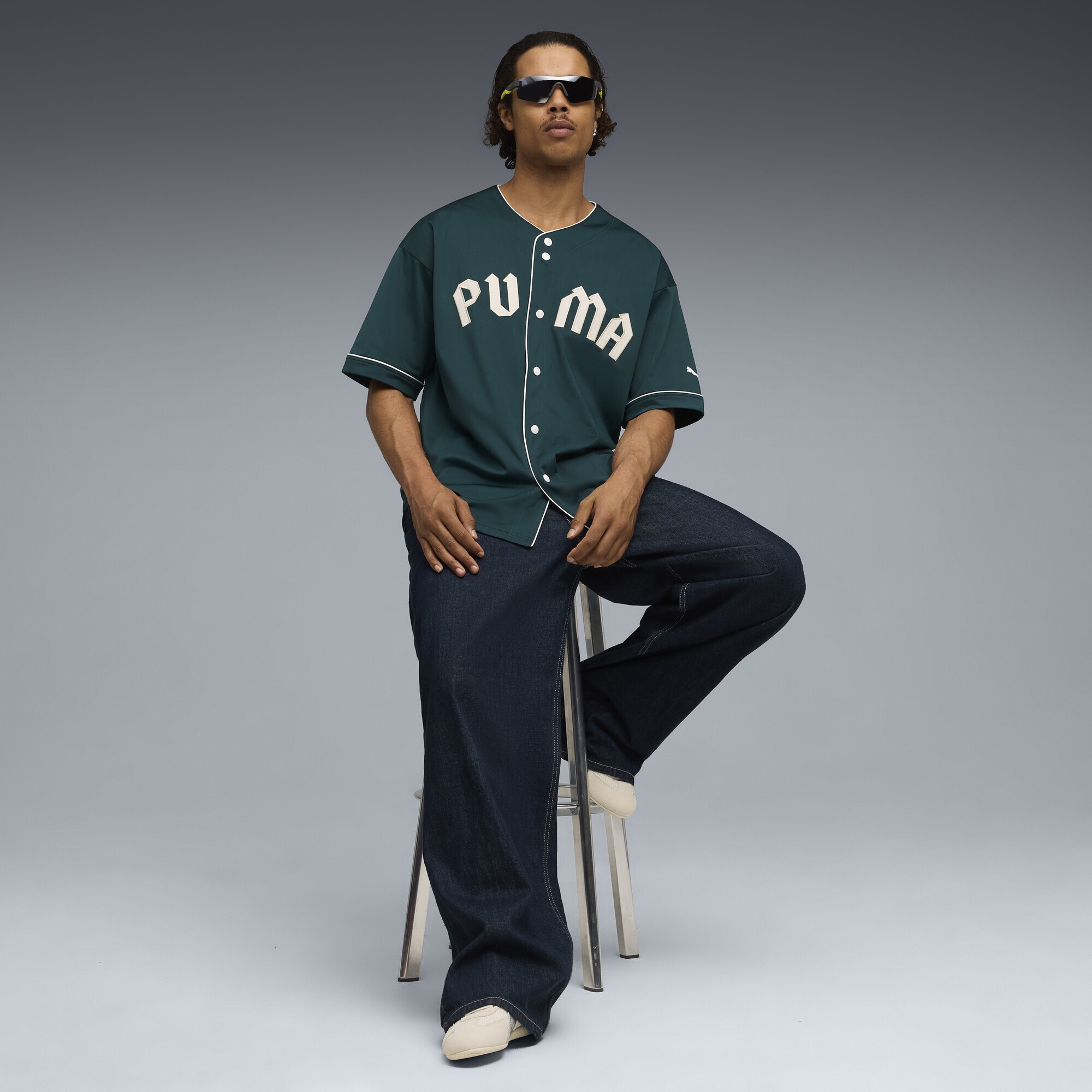 PUMA Trainingsshirt »Oversized Baseballtrikot Herren«