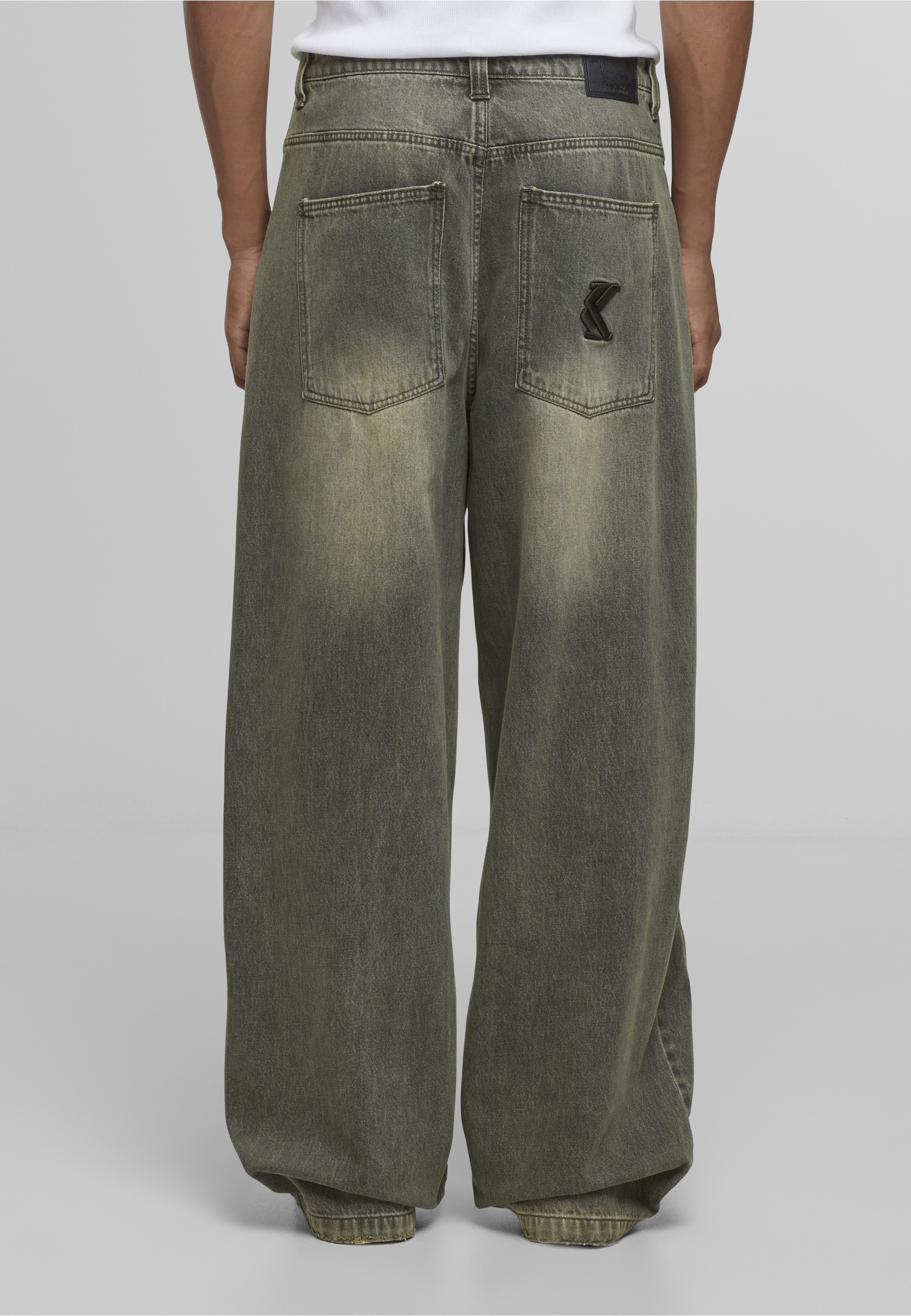 Karl Kani Bequeme Jeans »Karl Kani Karl Kani OG Washed Wavy Seams Denim Baggy Pants«