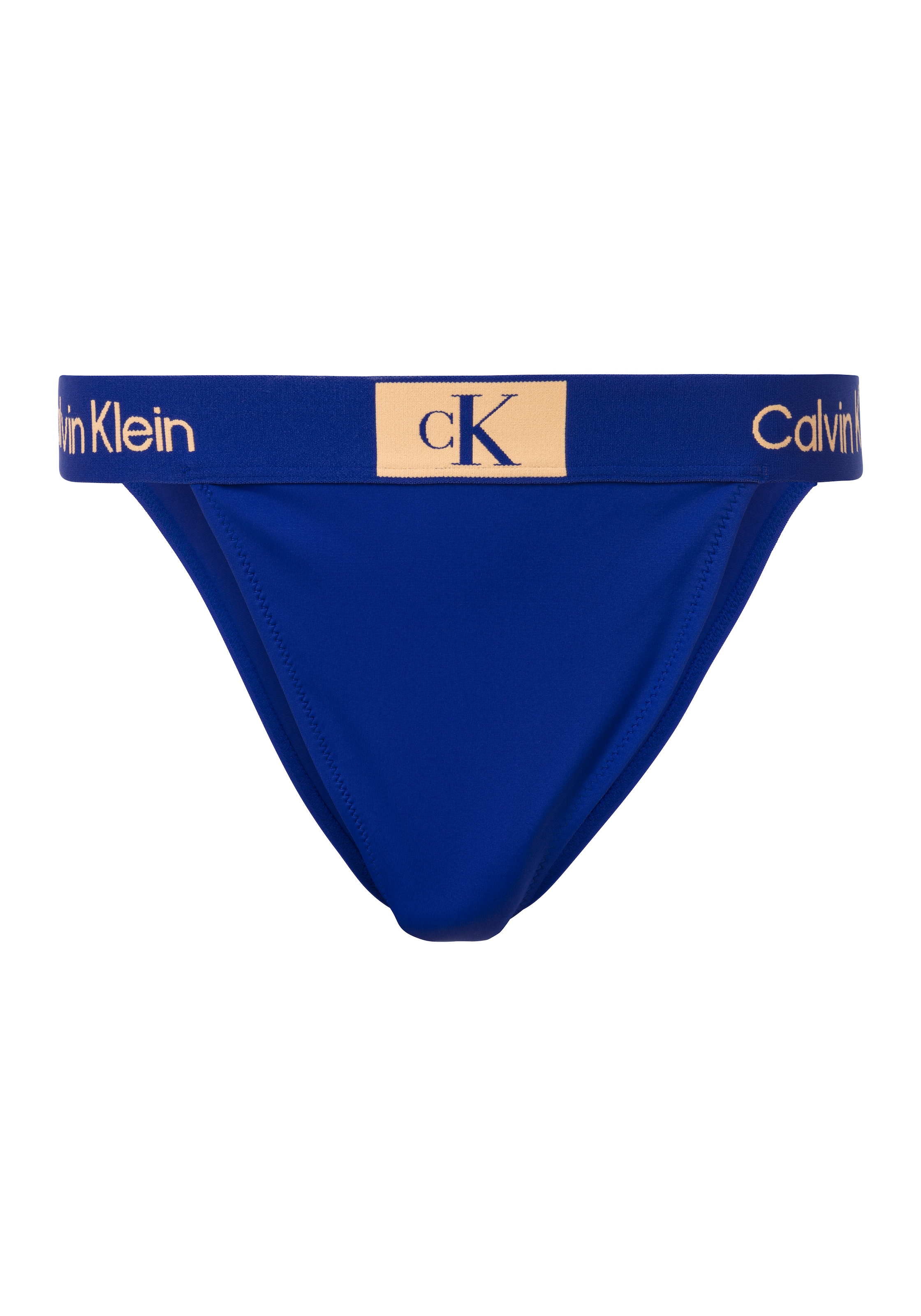 Calvin Klein Swimwear Bikini-Hose »CHEEKY HIGH RISE BIKINI«, mit Markenlabel
