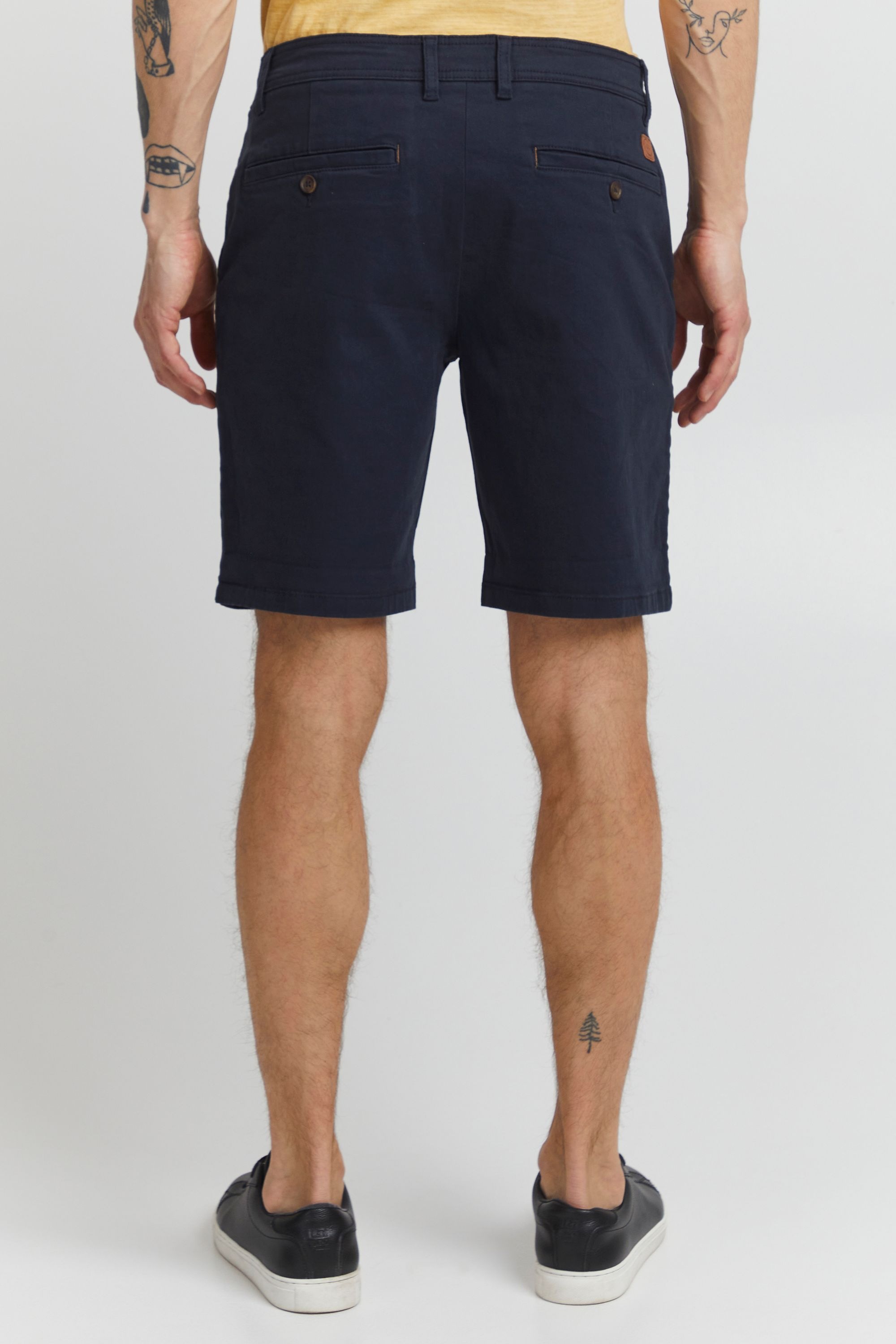 Shorts 11 PROJECT "Shorts PRGalino", Herren, Gr. XXL, N-Gr, blau (insignia blau), Obermaterial: 98% Baumwolle CO. 2% Elasthan EL., Hosen Shorts 3