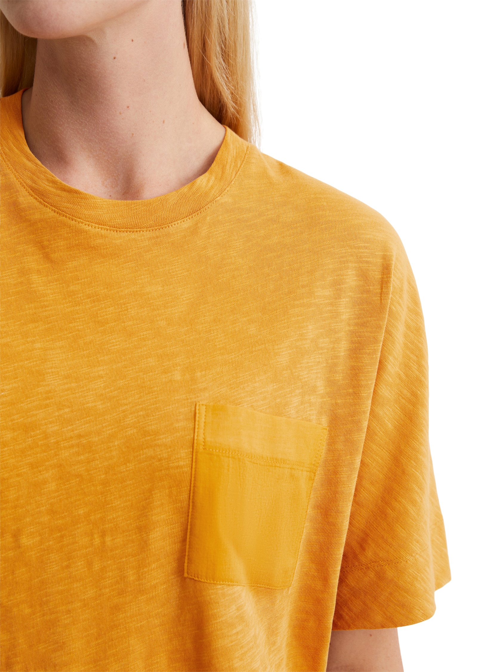 Marc O'Polo T-Shirt »mit gewebter Brusttasche«