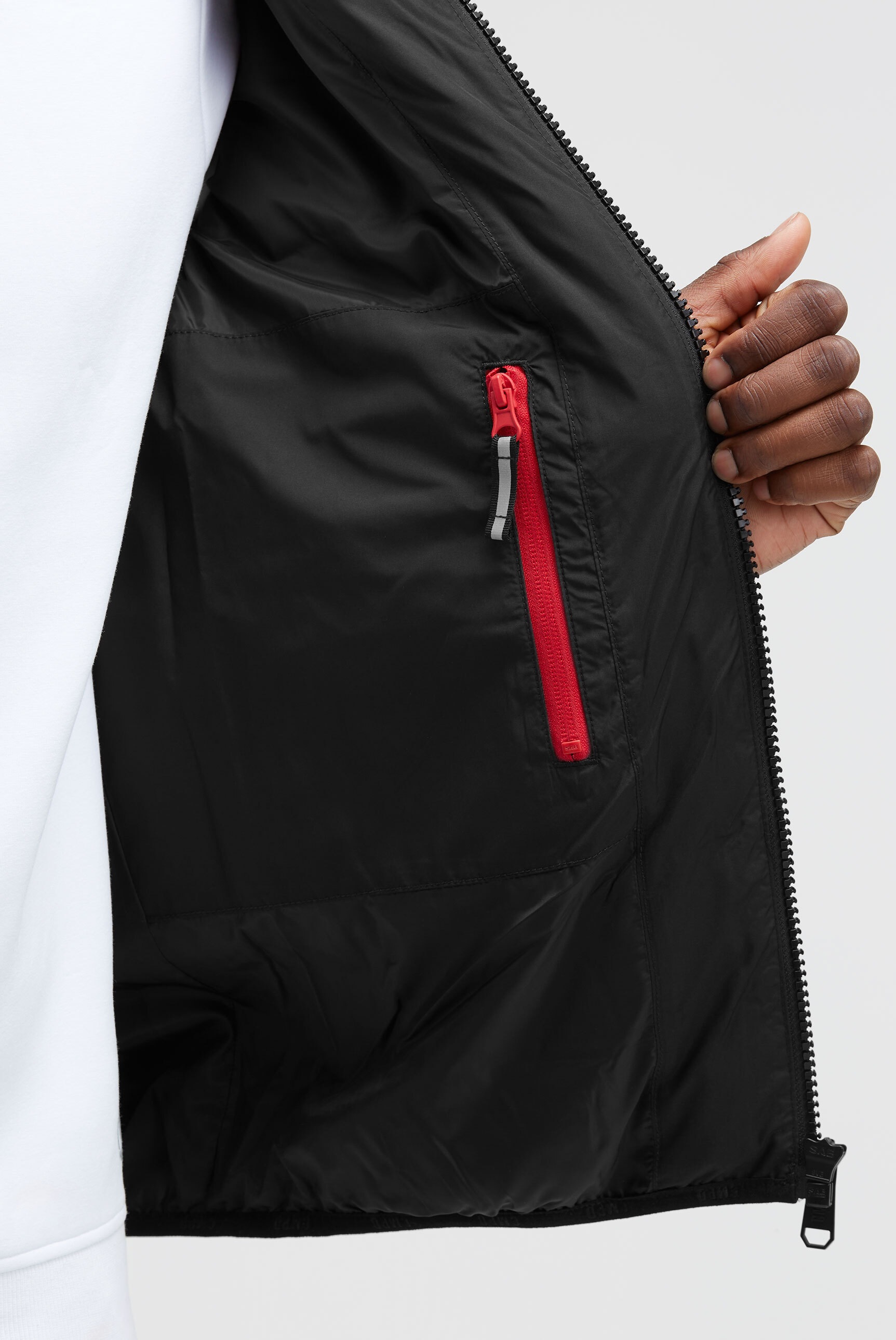 CAMP DAVID Outdoorjacke mit Kapuze mit Elastikbündchen