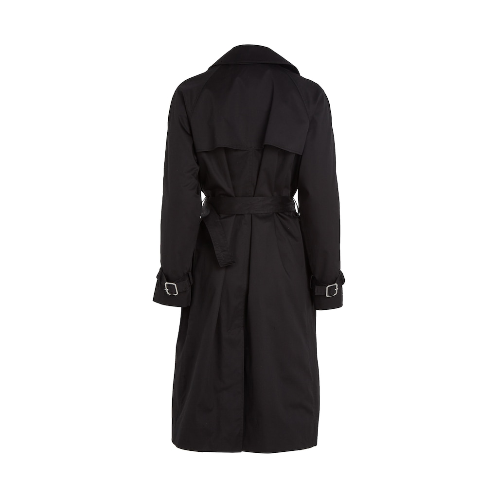 Calvin Klein Outdoorjacke »ESSENTIAL TRENCH COAT«, (Set, 2 St., mit Gürtel)