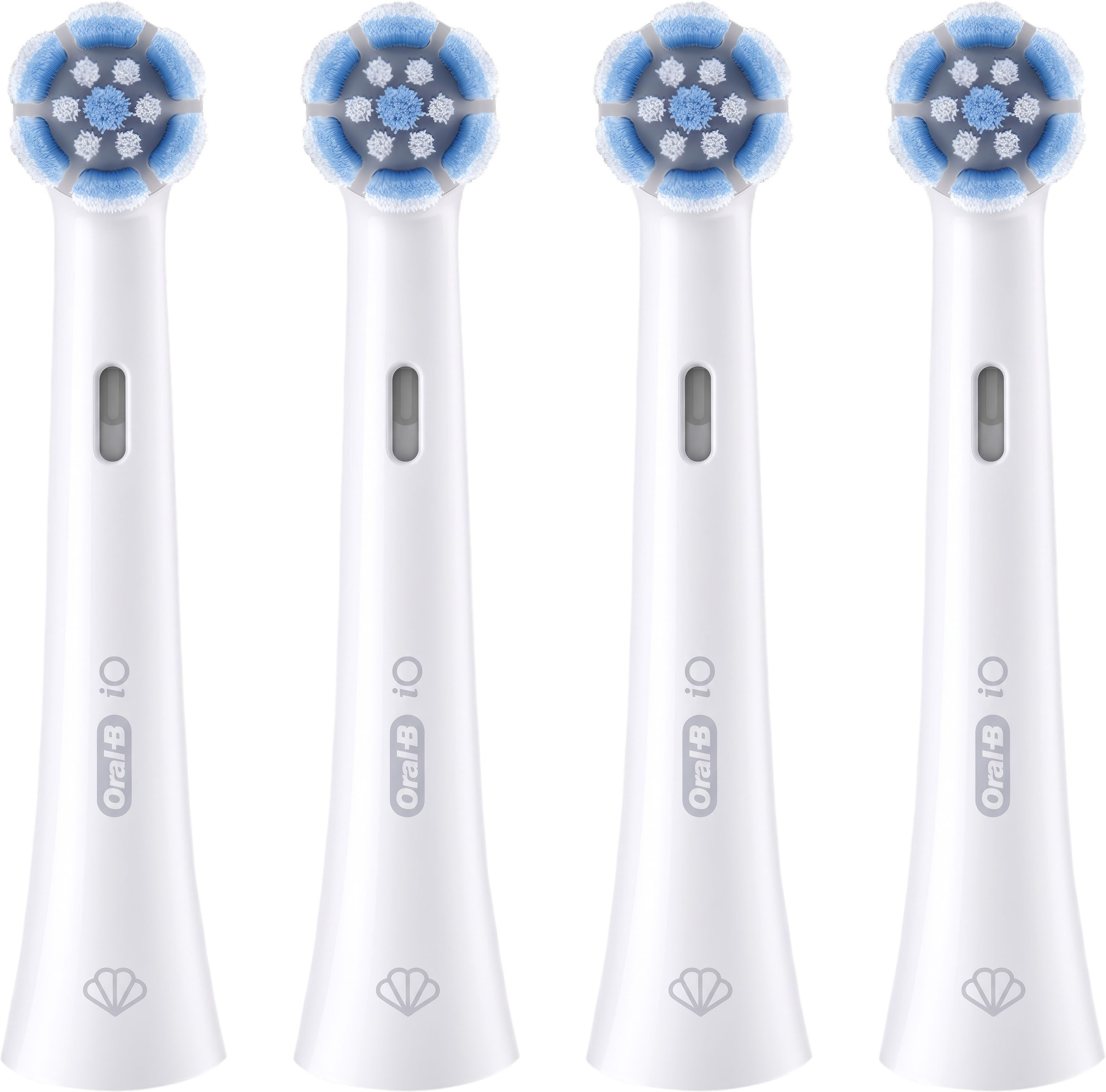 Oral-B Aufsteckbürsten »iO Kids 6+ Disney Stitch« Sanft zu wackeligen Zähnen & Zahnfleisch, ab 6 Jahren, 4 Stück