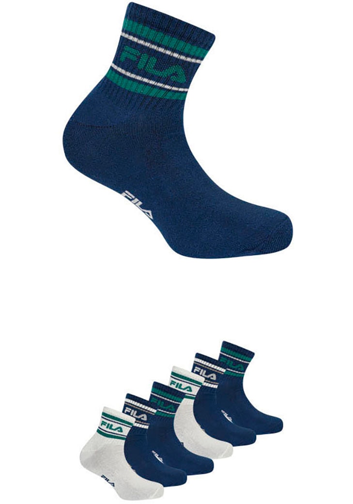 Fila Freizeitsocken "MAN LIFESTYLE QUARTER SOCKS" 6 Paar tlg. mit auffällig günstig online kaufen