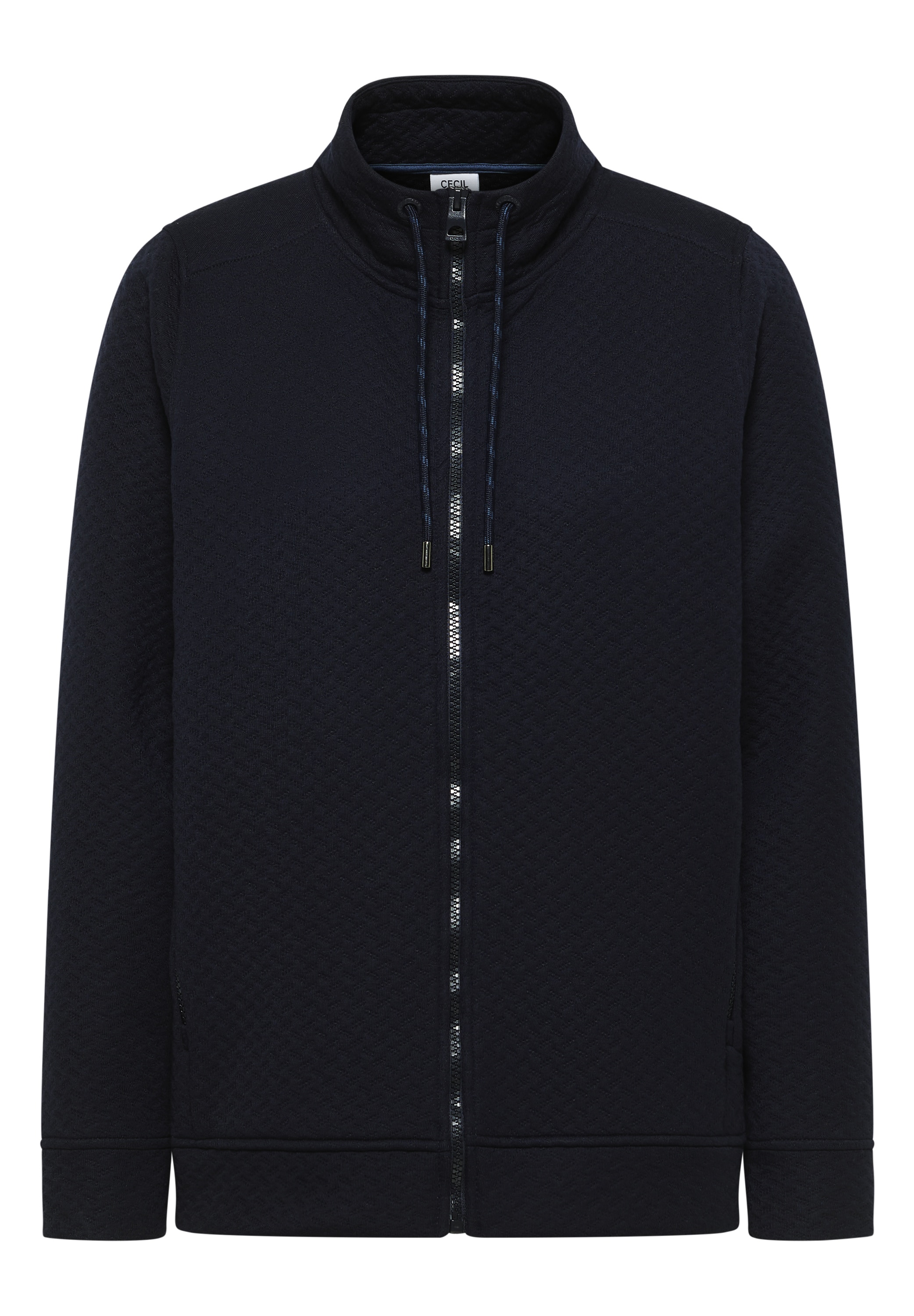 Cecil Sweatjacke, mit Stehkragen