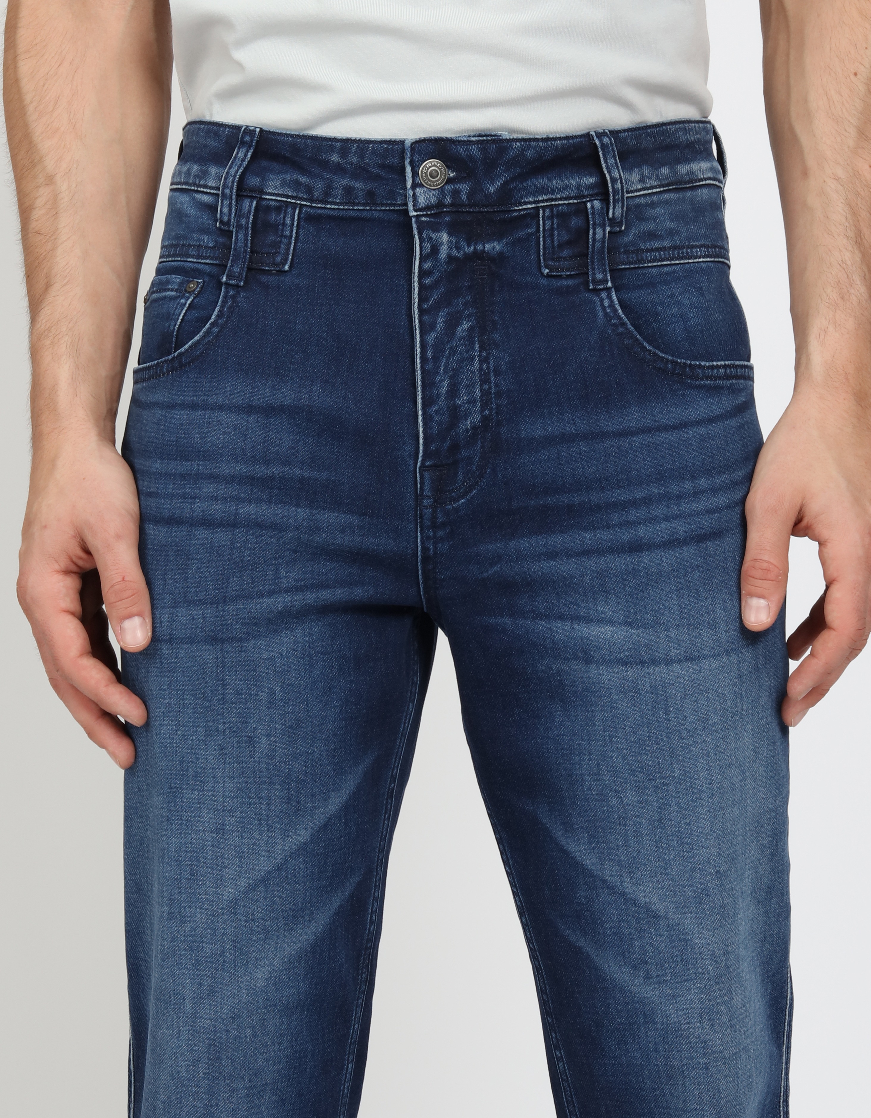 Thumbnail - GANG Relax-fit-Jeans "94MARCO" im Jogger Style mit charakteristischem Doppelbunddetail