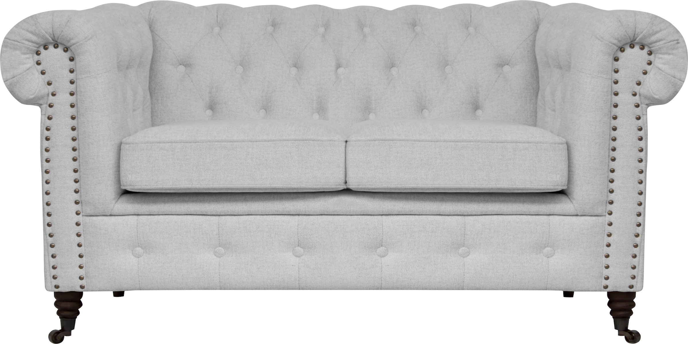 Chesterfield-Sofa »Aarburg«, aufwändige Knopfheftung und Ziernägel im Chesterfield-Design