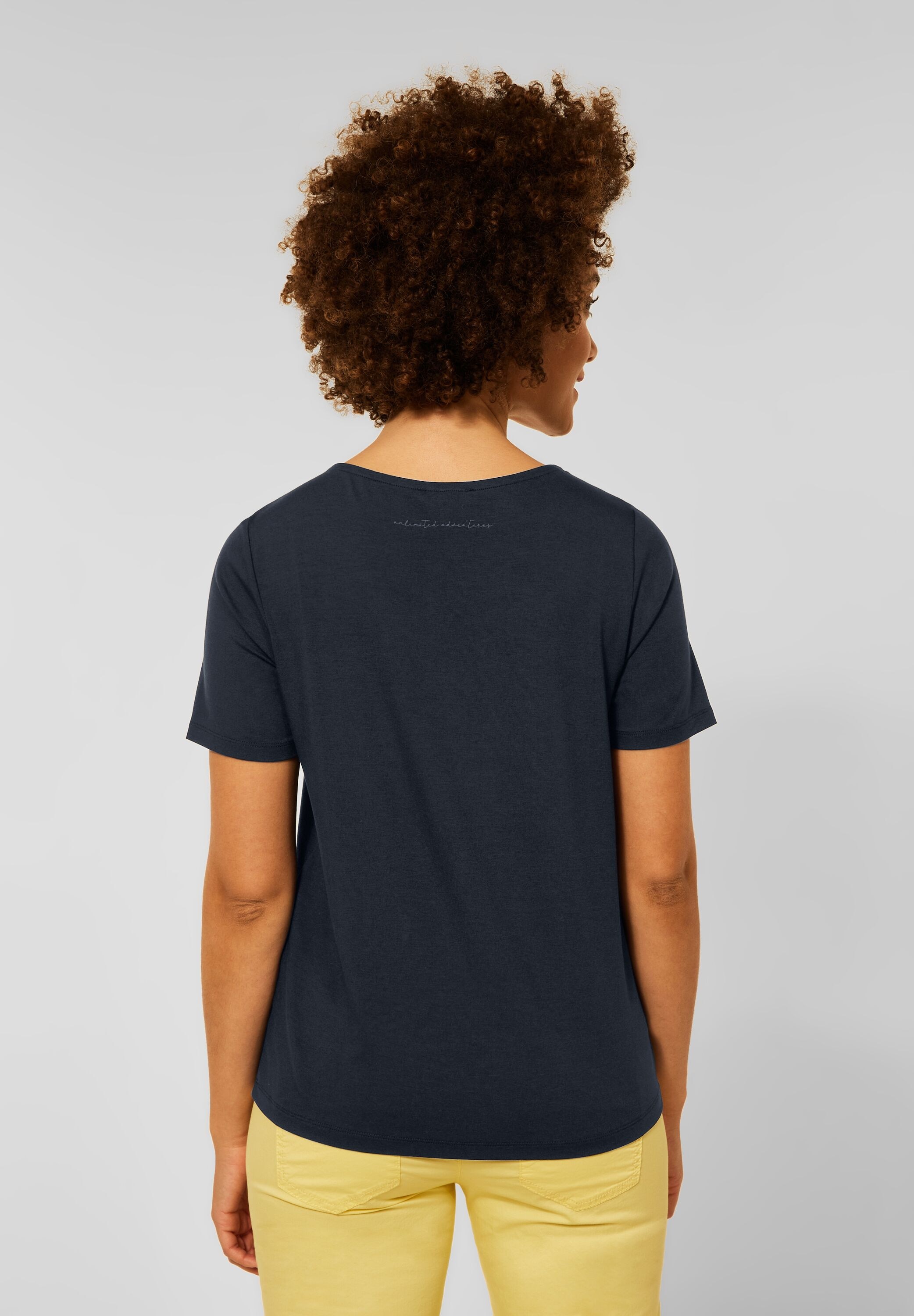 STREET ONE T-Shirt, mit Rippstrickdetails bestellen | BAUR