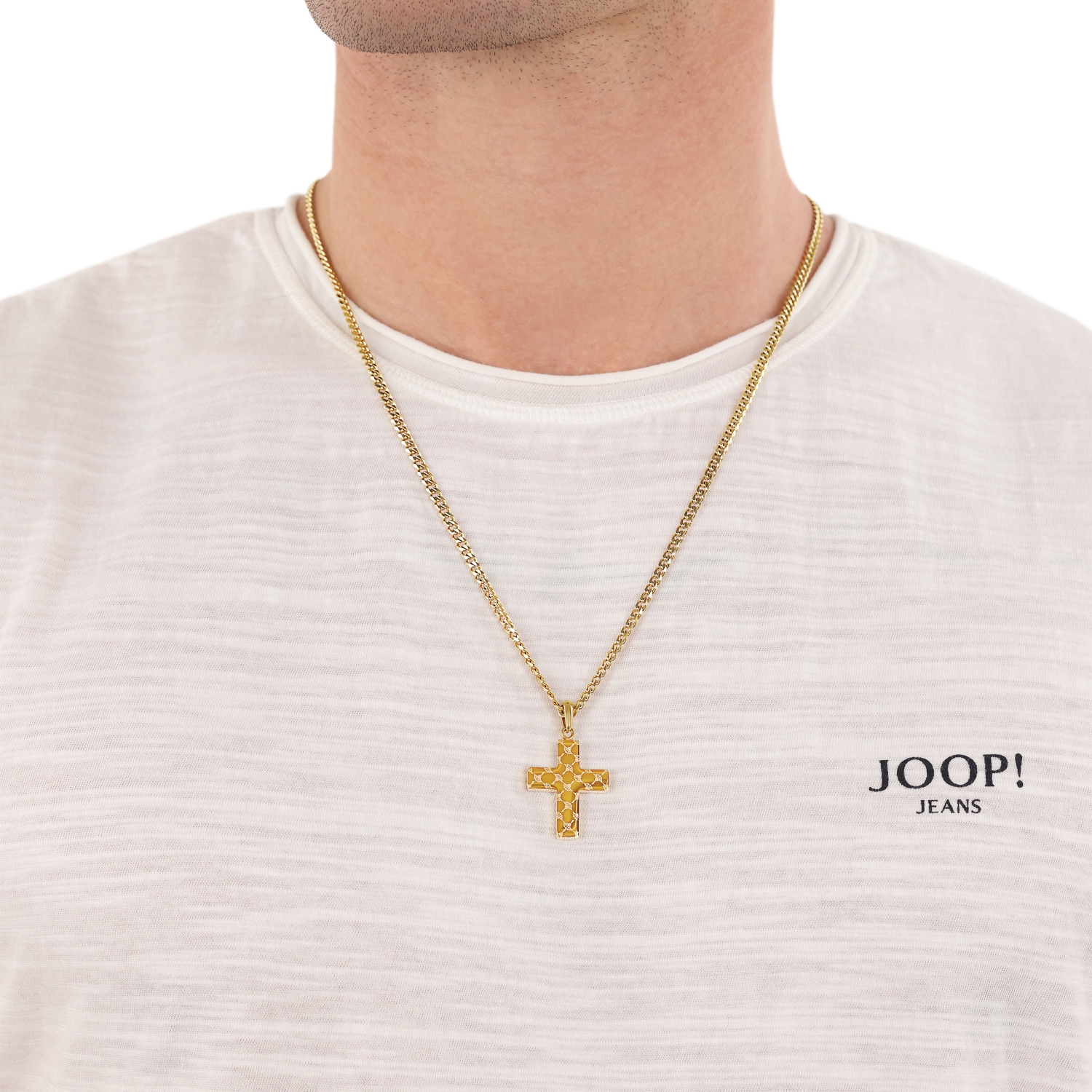 JOOP! Kette mit Anhänger »Kreuz, 2039828«