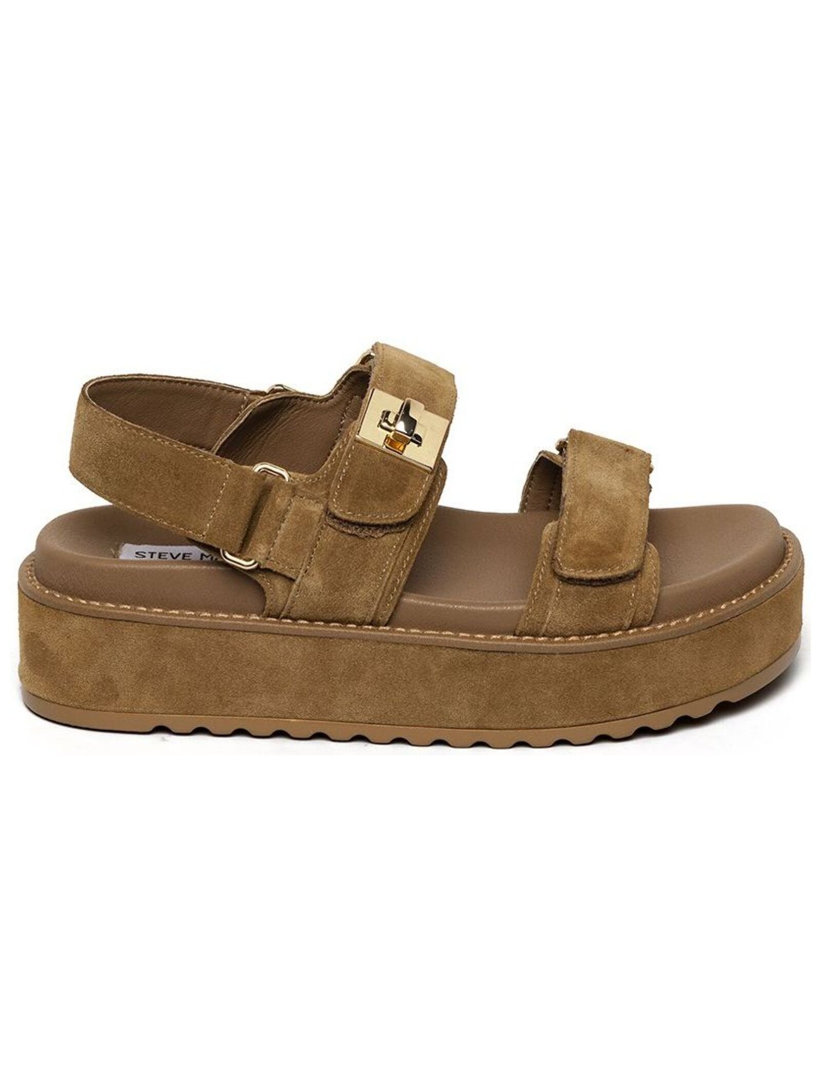 STEVE MADDEN Plateausandaletten »STEVE MADDEN Sandalen Veloursleder«