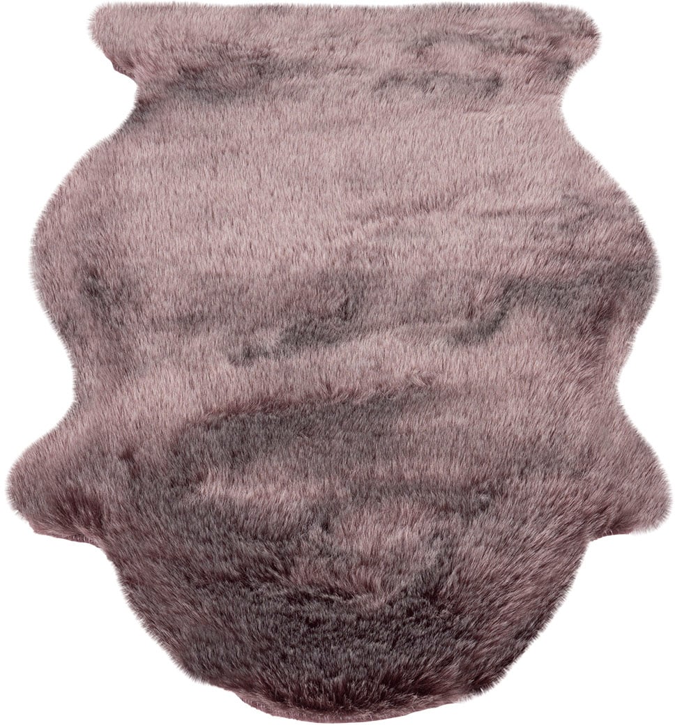 Obsession Fellteppich "My Samba 495" fellförmig 40 mm Höhe Kunstfell, handg günstig online kaufen